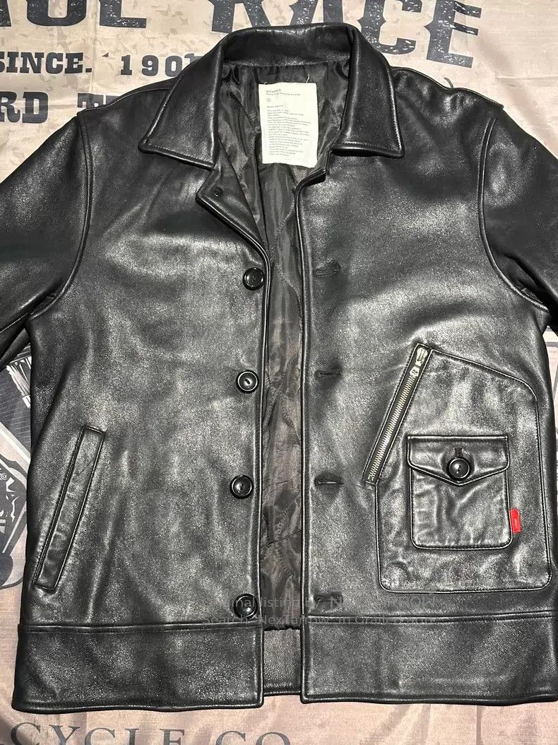 Wtaps Wtaps Sheepskin leather jacket, thick leather Size US L / EU 52-54 / 3 - 1 Thumbnail