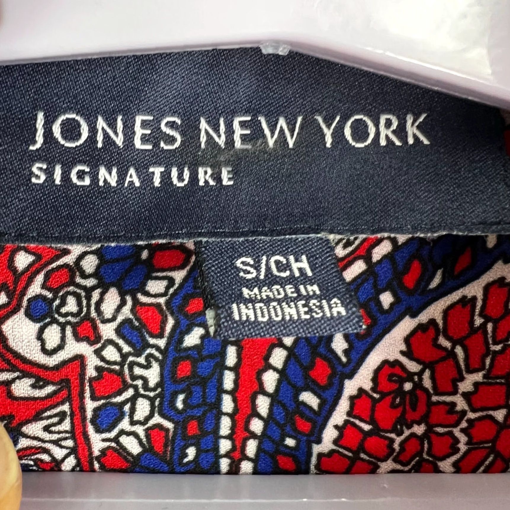 Jones New York Jones New York Signature Paisley Blouse Womens Size S Red White Blue Long Sleeve Size S / US 4 / IT 40 - 5 Thumbnail