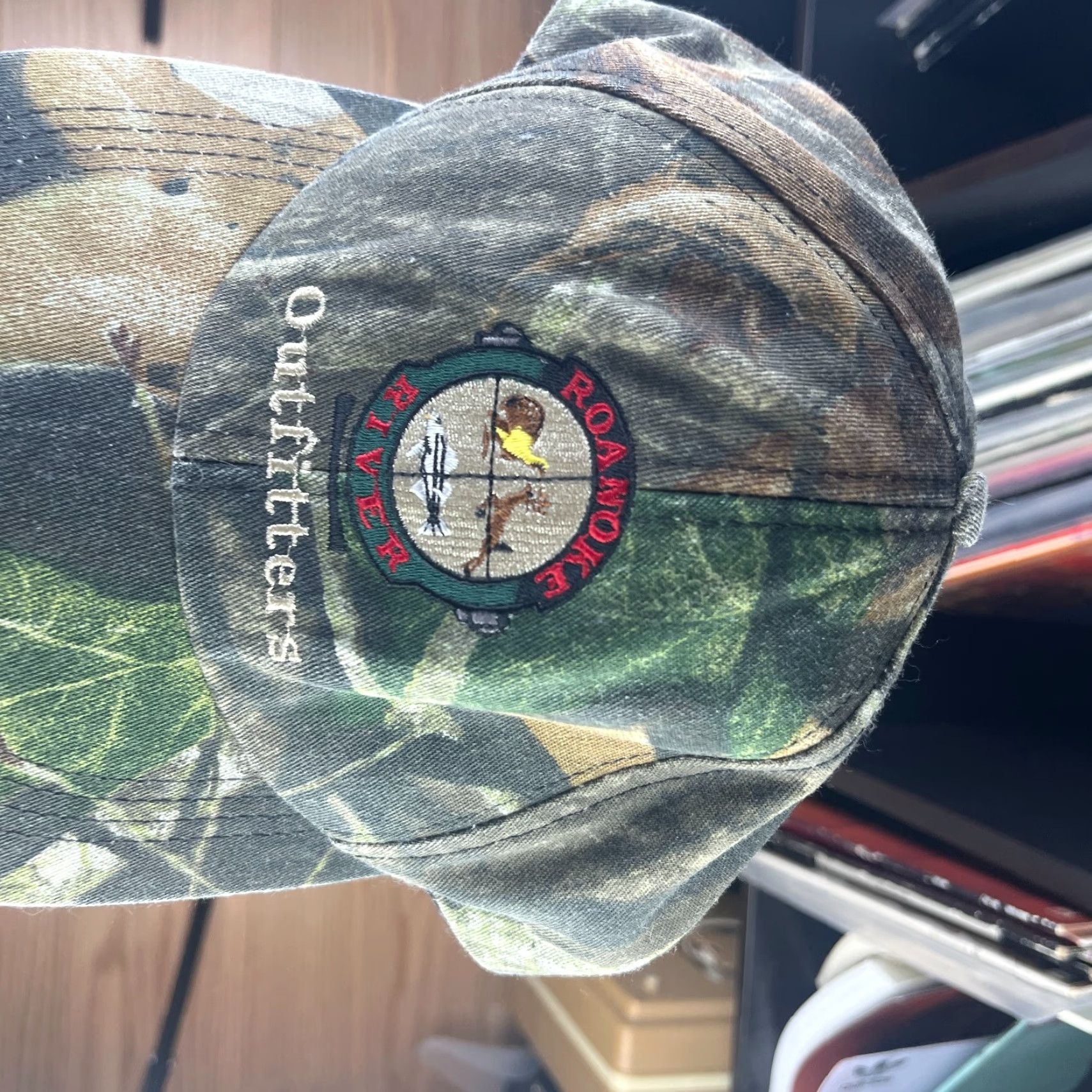 Realtree VINTAGE Realtree Camo Snapback Hat One Size Men Green 90s Style Adjustable Cotton Canvas Casual Size ONE SIZE - 2 Thumbnail