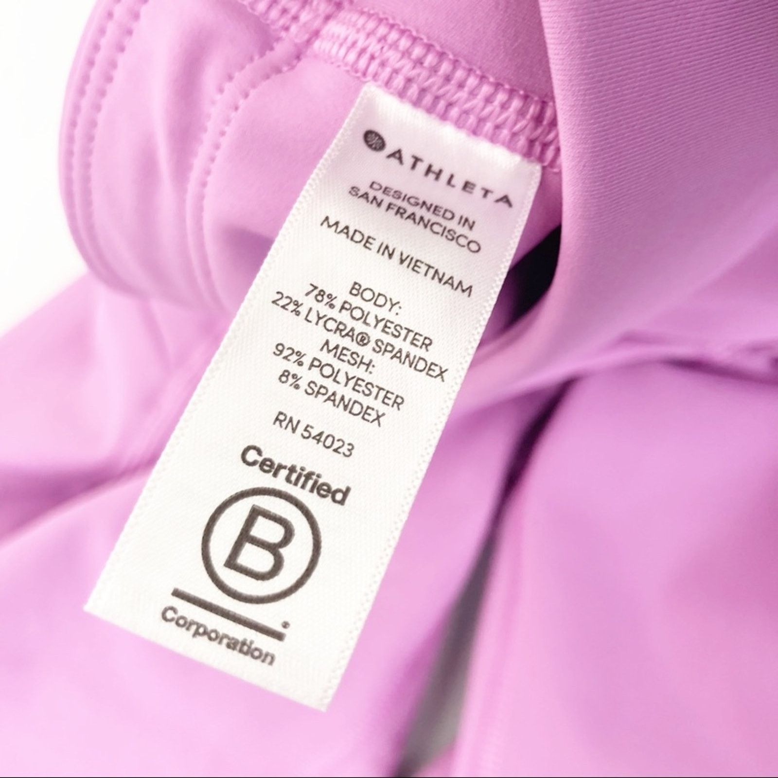 Other Athleta Mesh Contenter Capri Leggings Violet Blush Sz S Size 27" / US 4 / IT 40 - 8 Thumbnail