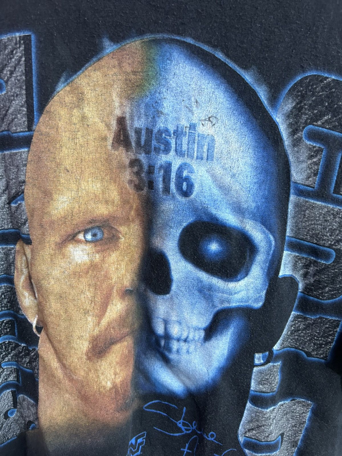 Vintage × WWE × WWF Tee Stone Cold vintage 90’s Size US L / EU 52-54 / 3 - 5 Thumbnail