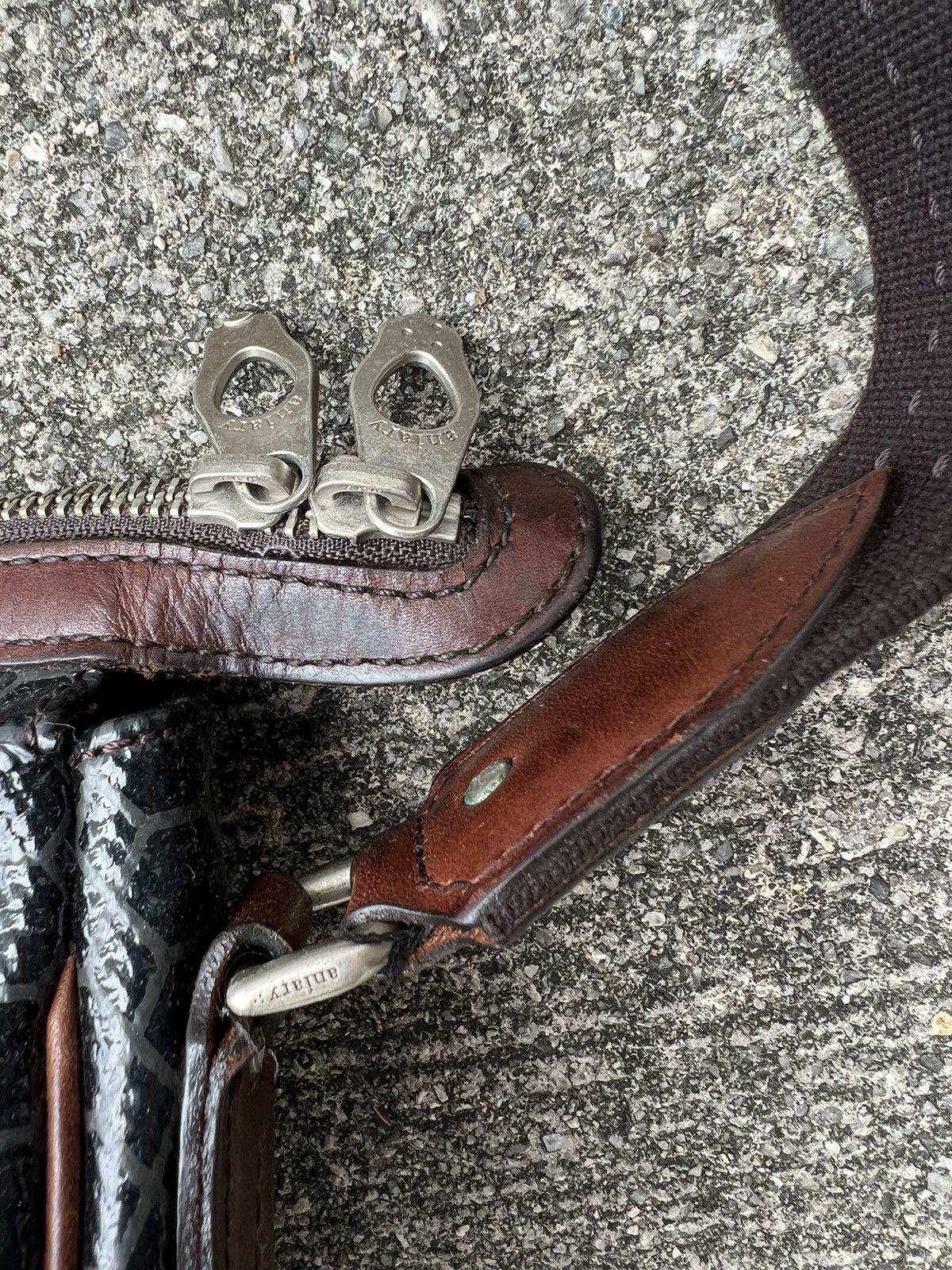 Leather Aniary Japan Hand Made Leather Bag Sling Size ONE SIZE - 10 Thumbnail