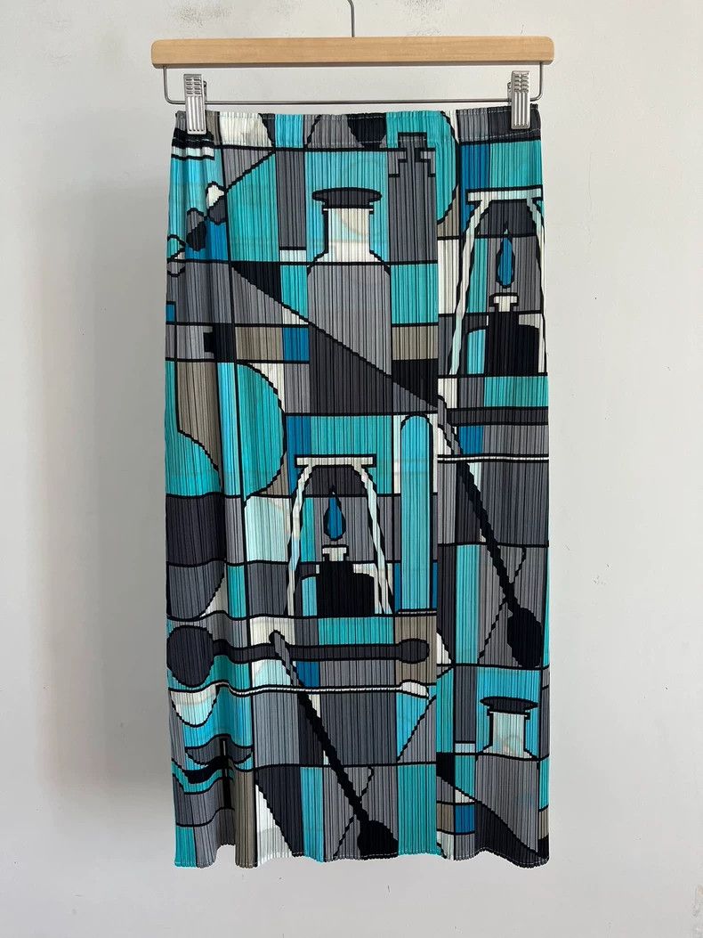 Issey Miyake issey miyake size:3 Geometric skirt Size 42" / US 20 - 2 Thumbnail