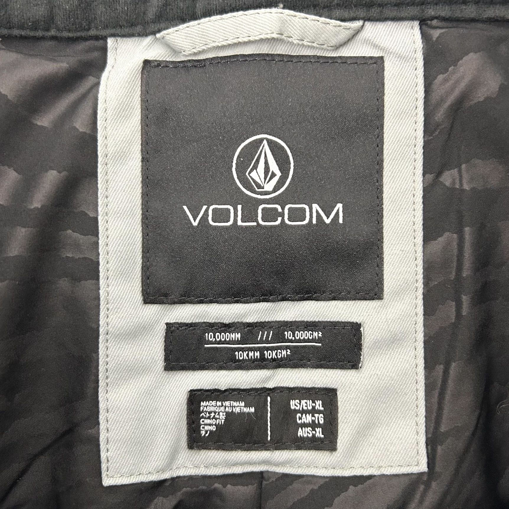 Volcom Volcom Snow Pants Mens XL Gray Insulated Waterproof Ski Twill Lined 10K/10K Size US 36 / EU 52 - 5 Thumbnail