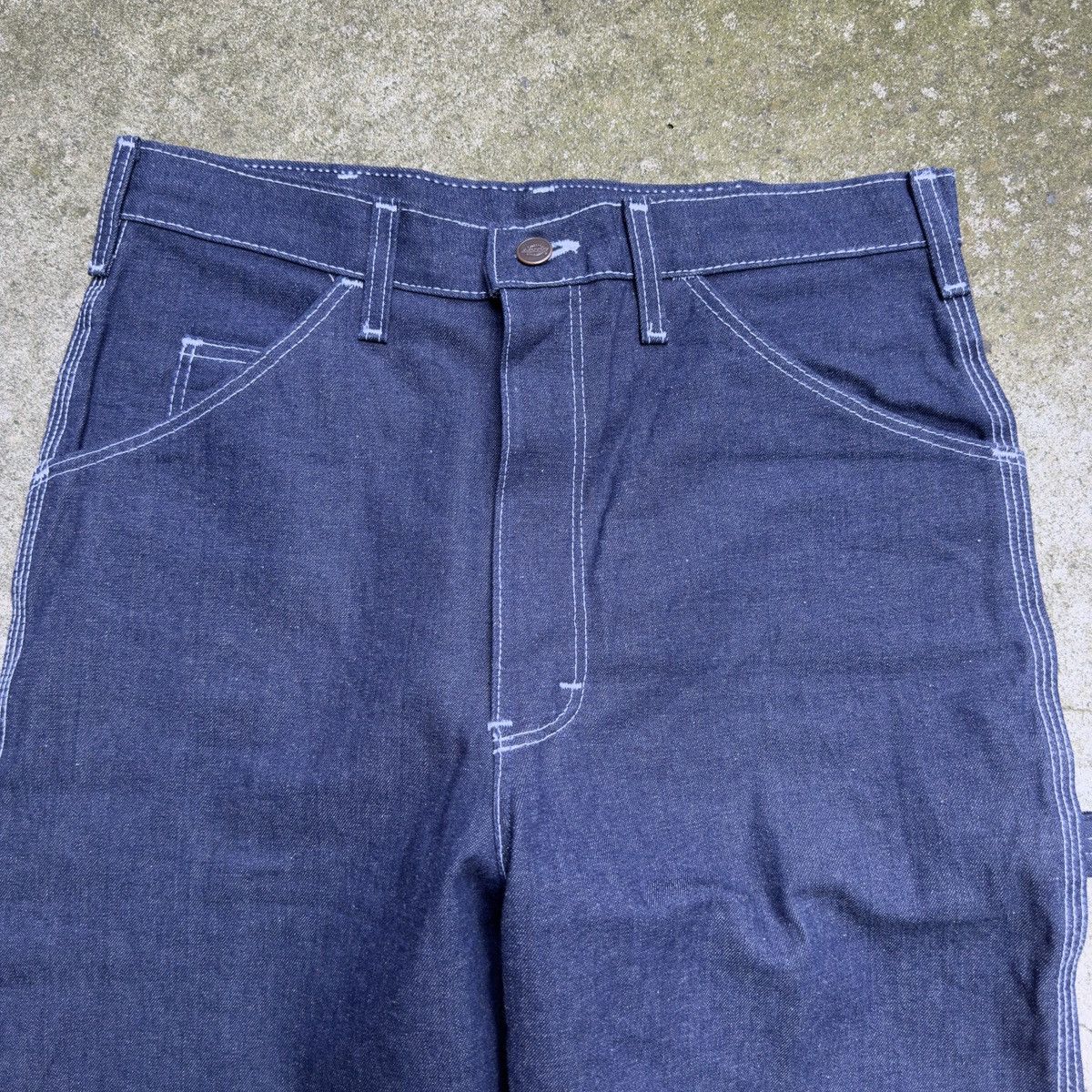 Vintage 70s 80s Dickies Dark Wash Carpenter Work Jeans Size US 30 / EU 46 - 4 Thumbnail