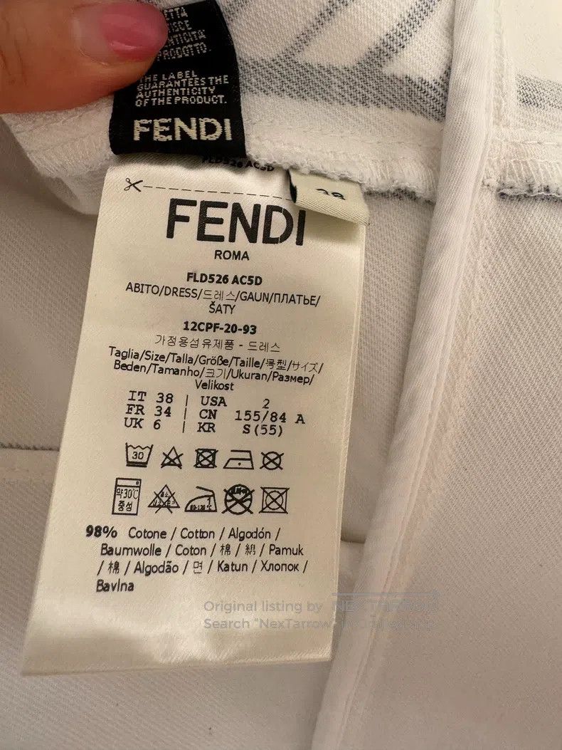 Fendi Fendi Dress California Comic Limited Edition Size XS / US 0-2 / IT 36-38 - 5 Thumbnail
