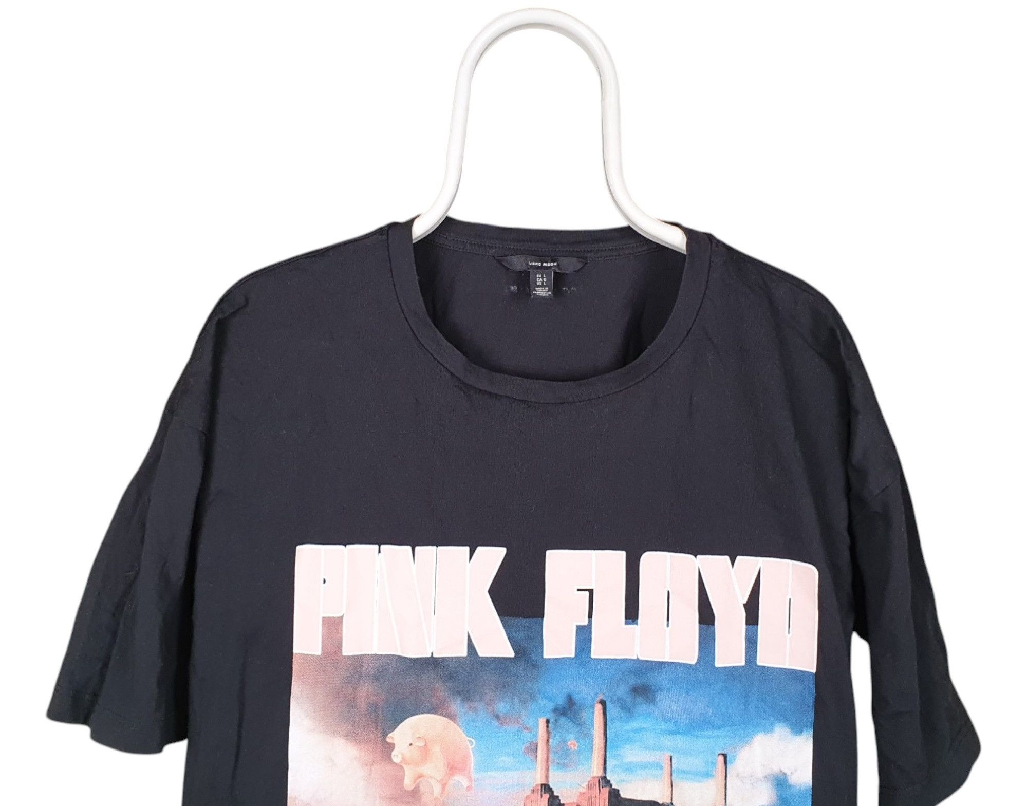 Band Tees × Pink Floyd × Vintage T-Shirt Vero Moda Pink Floyd Animals Rock Band L Size US L / EU 52-54 / 3 - 2 Thumbnail