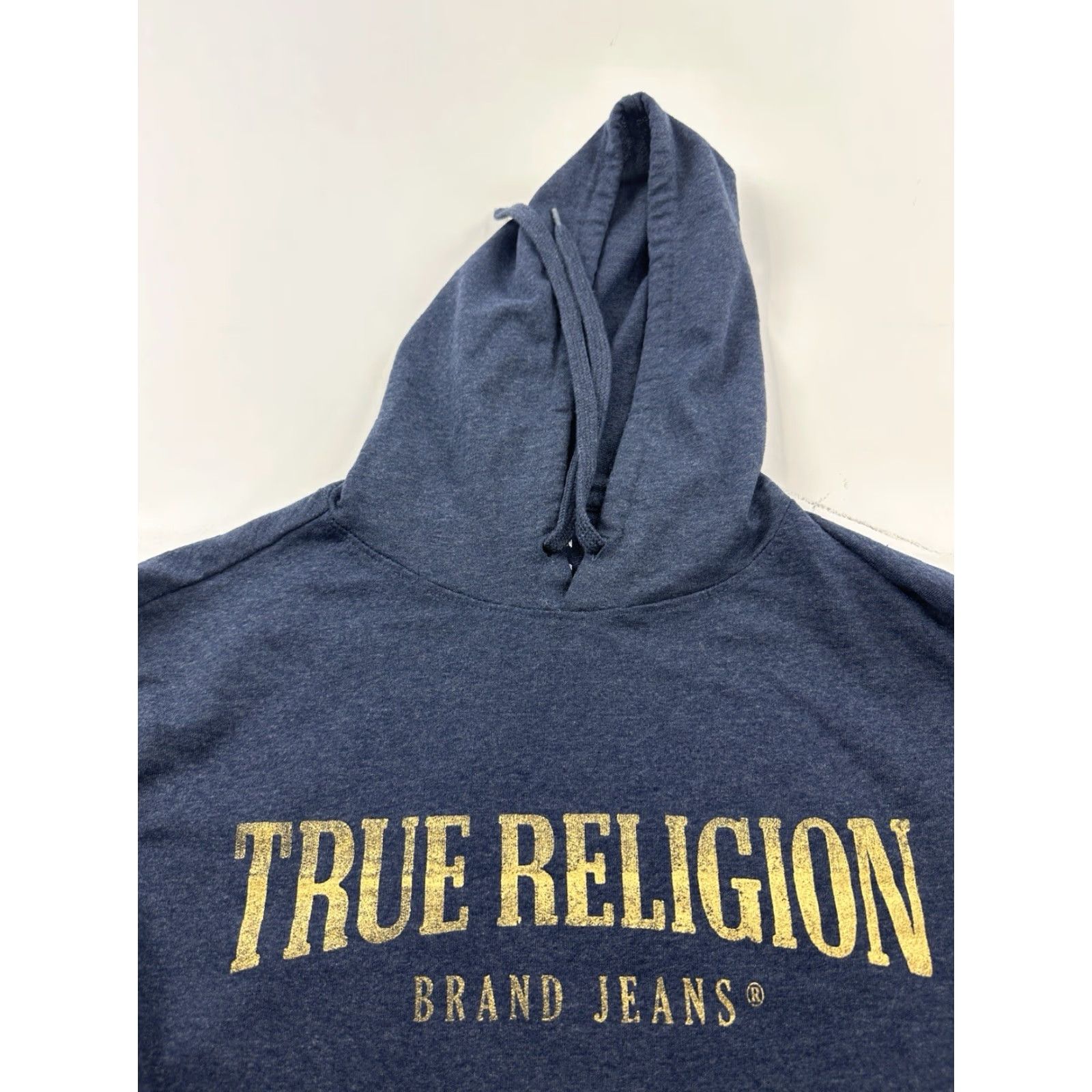 True Religion True Religion Hoodie Sweatshirt Mens L Gray Logo Pullover Long Sleeve Graphic Print All Seasons Modern Designer Activewear Size US L / EU 52-54 / 3 - 5 Thumbnail