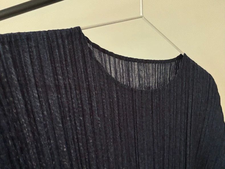 Issey Miyake issey miyake size:3 A royal blue long-sleeved top Size M / US 6-8 / IT 42-44 - 2 Thumbnail