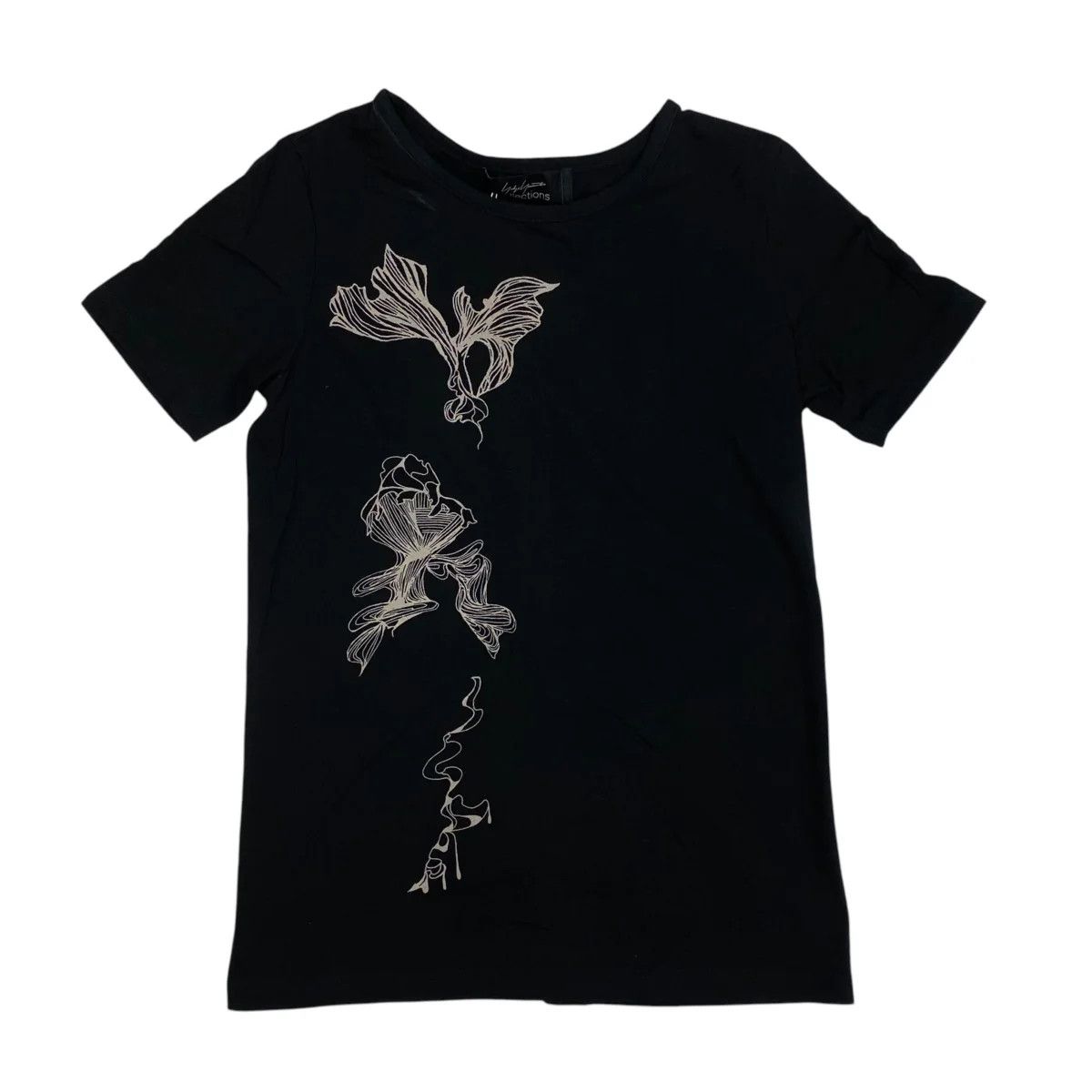 Yohji Yamamoto YOHJI YAMAMOTO/cotton/black T-shirt Size US M / EU 48-50 / 2 - 1 Thumbnail