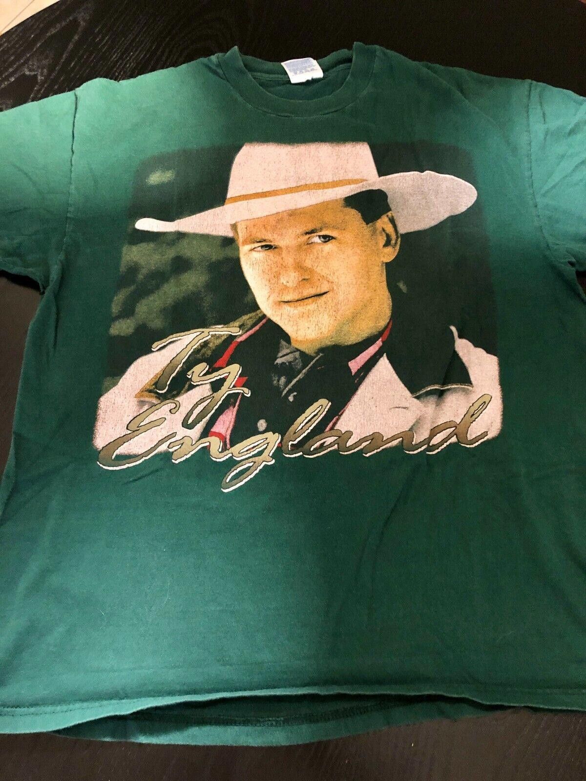 Designer Vintage Ty England Country Music T-Shirt Size XL Size US XL / EU 56 / 4 - 1 Thumbnail