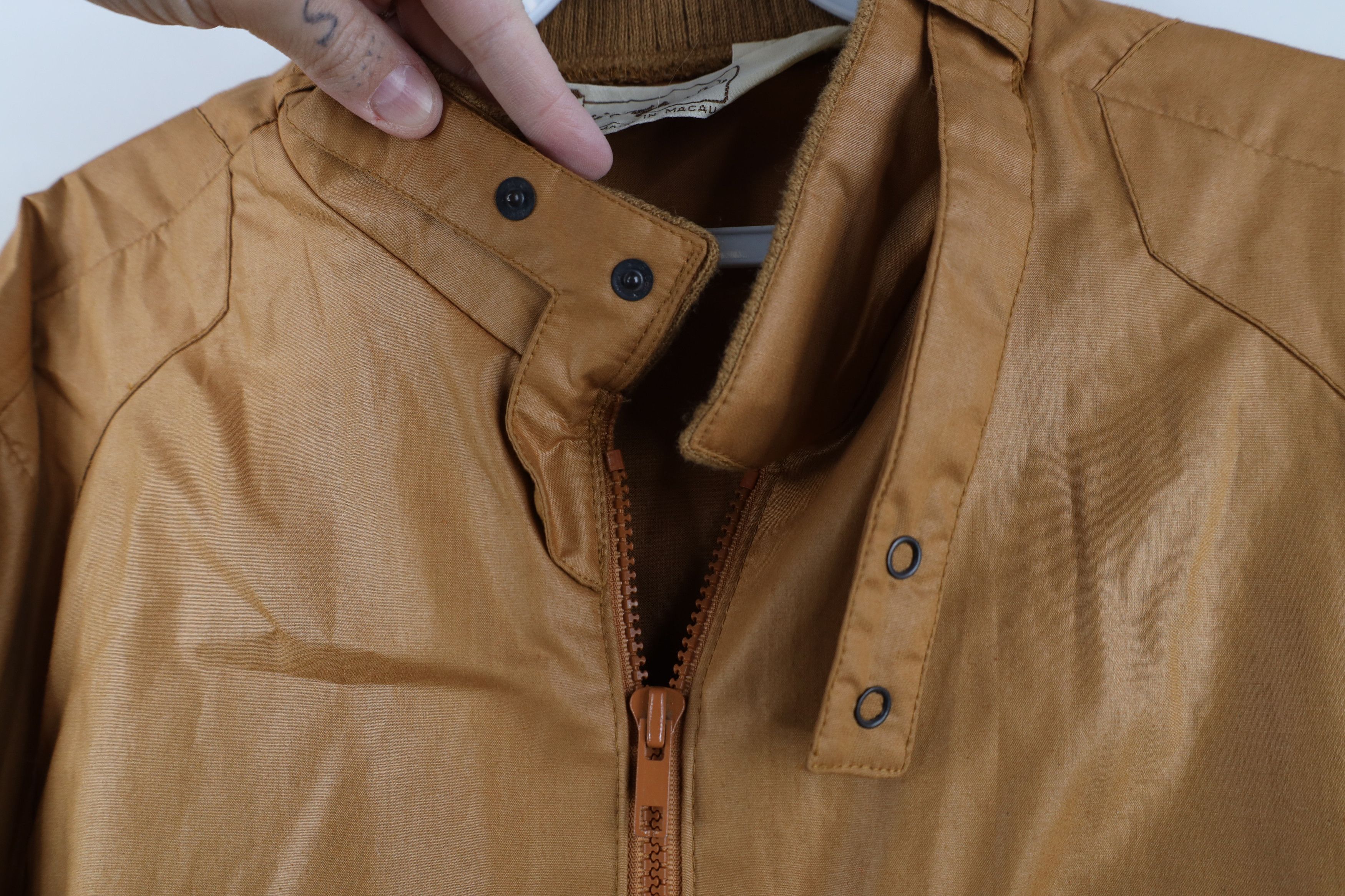 Vintage Vintage 70s Streetwear Cafe Racer Bomber Jacket Brown Size US L / EU 52-54 / 3 - 5 Thumbnail