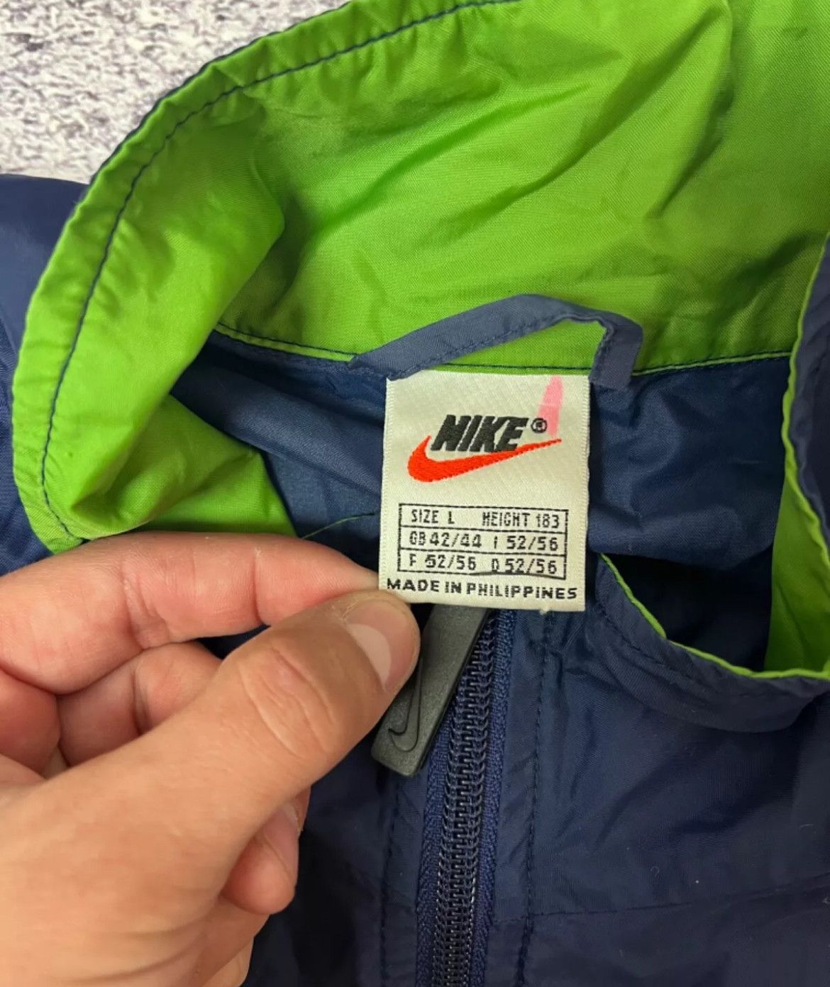 Nike × Vintage Men’s Vintage Light jacket Nike big logo size Xl y2k Size US XL / EU 56 / 4 - 4 Thumbnail