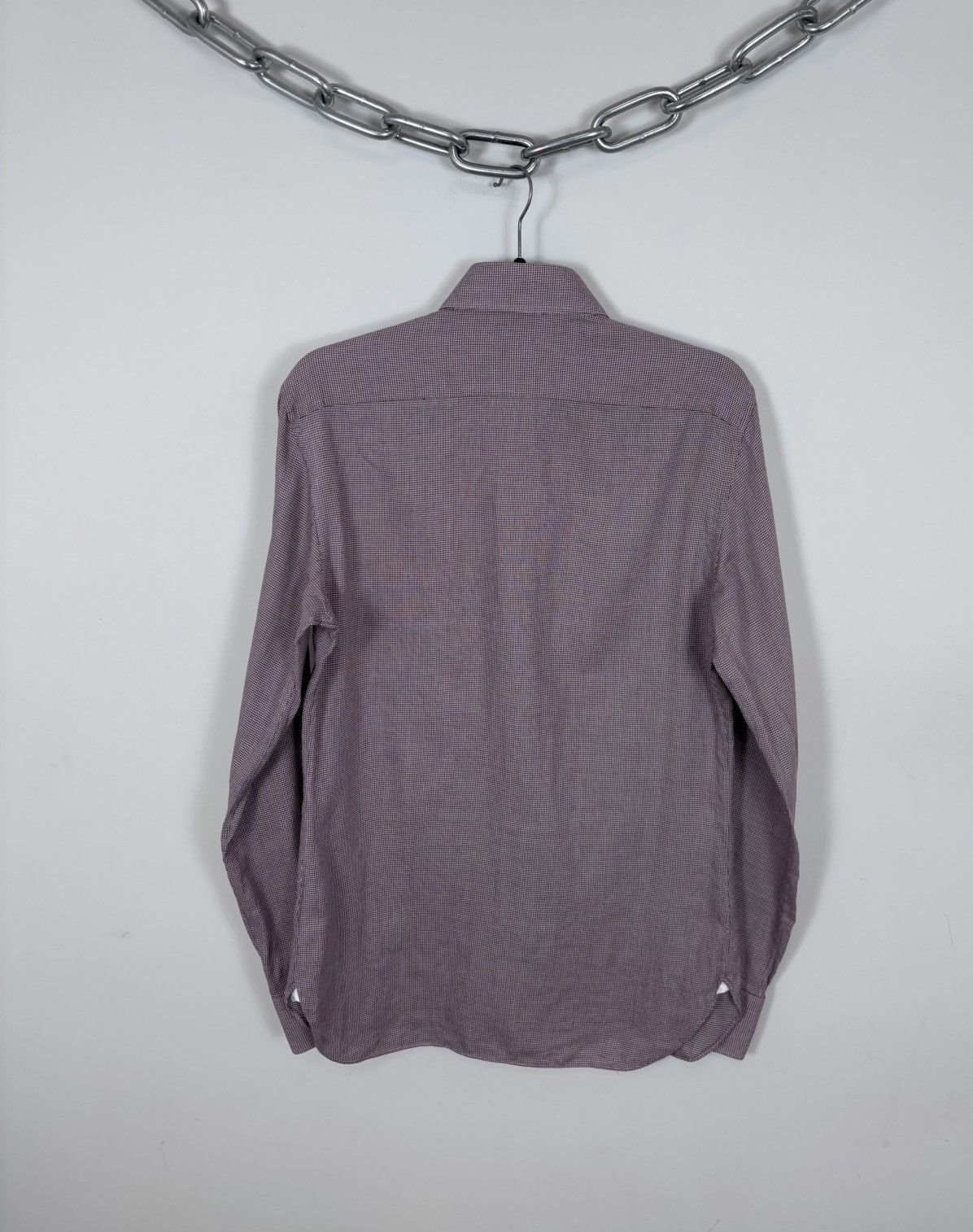 Ermenegildo Zegna Ermenegildo Zegna Men’s Tailored Fit Button Up Dress Shirt Size US M / EU 48-50 / 2 - 14 Thumbnail