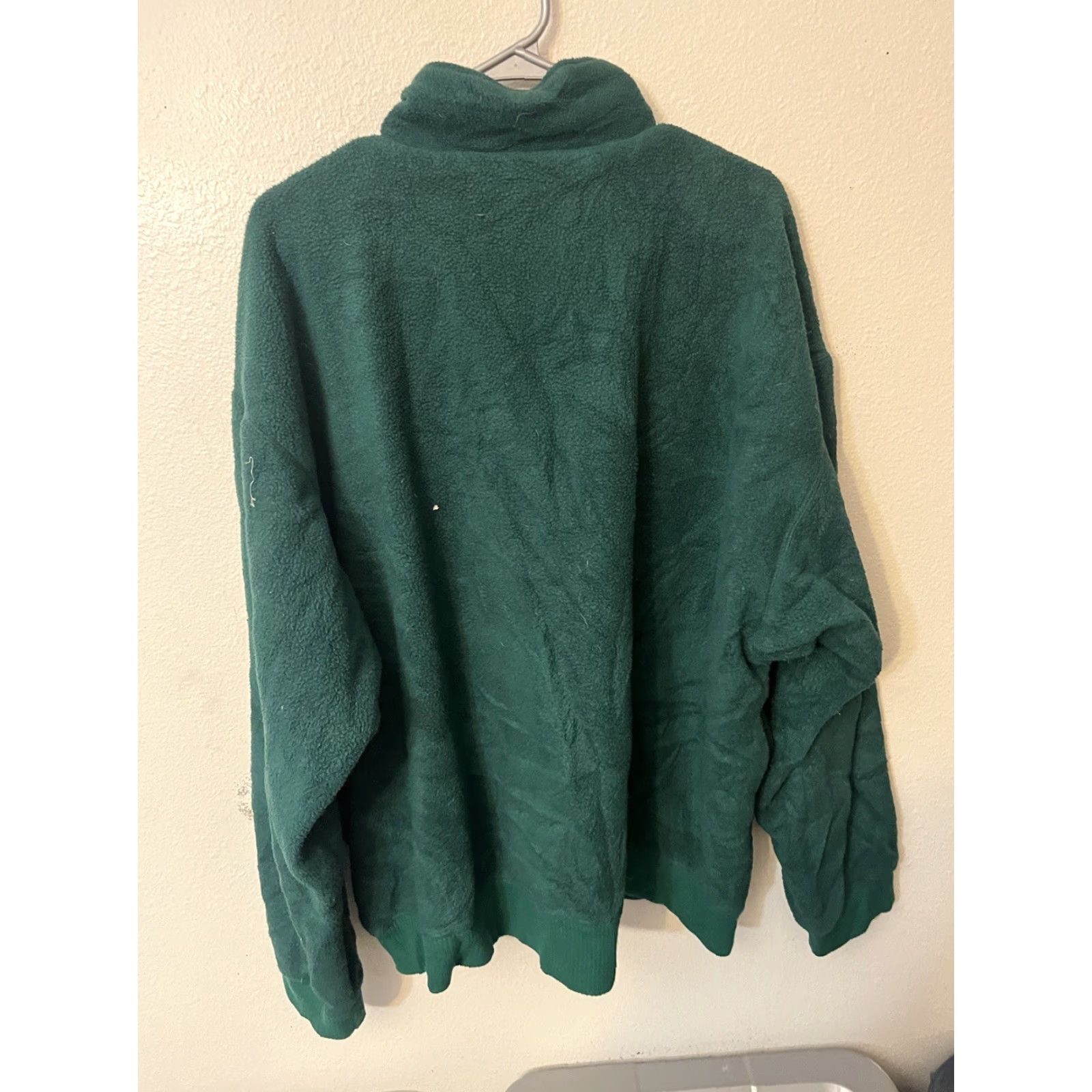 Banana Republic VINTAGE Banana Republic 1/4 Zip Fleece Shacket Shirt Unisex Adults XL Green Size US XL / EU 56 / 4 - 2 Thumbnail