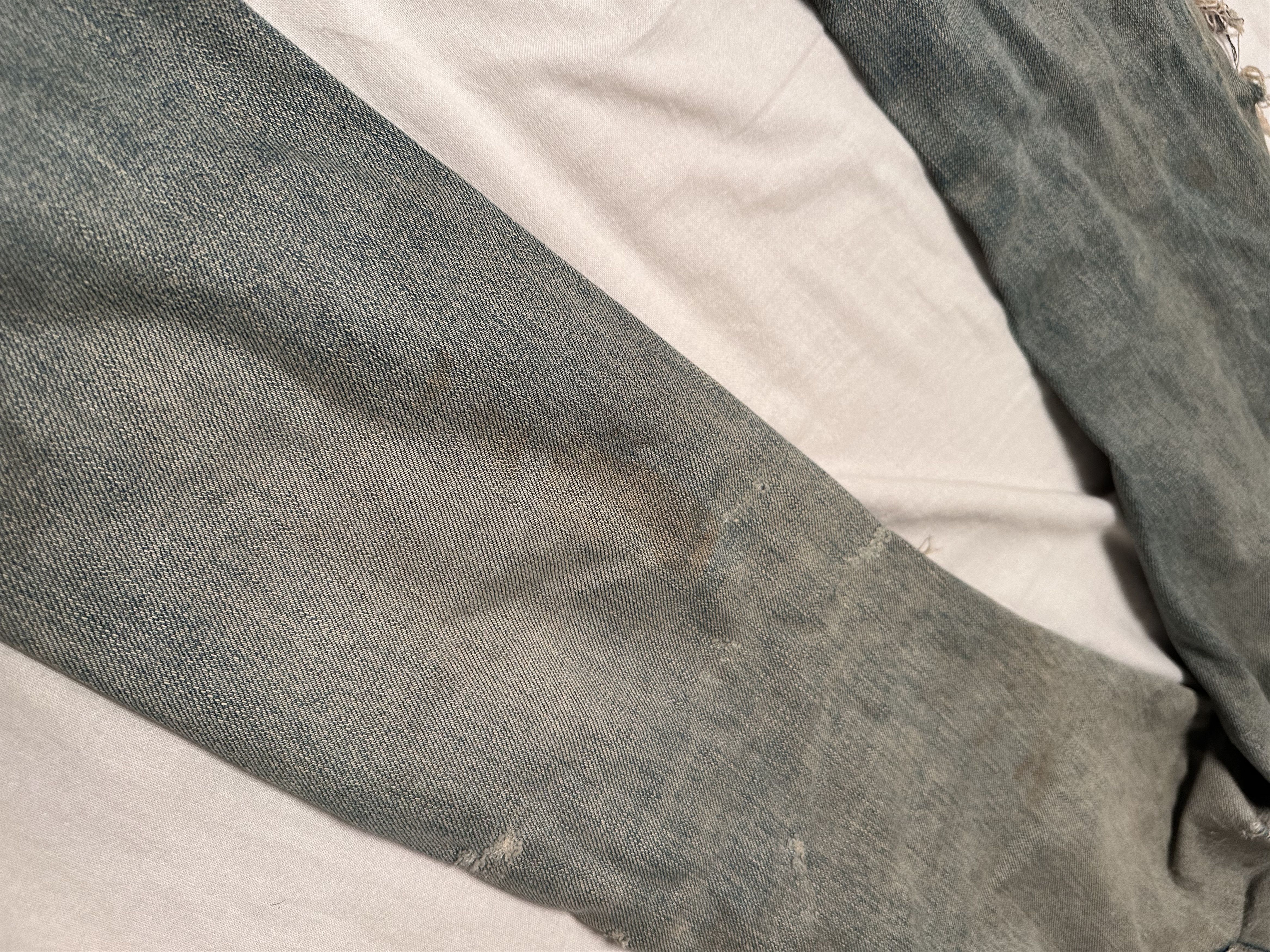 Saint Laurent Paris 2014 YSL SAINT LAURENT Paris Hedi Slimane Crash Denim Jeans Size US 32 / EU 48 - 10 Thumbnail