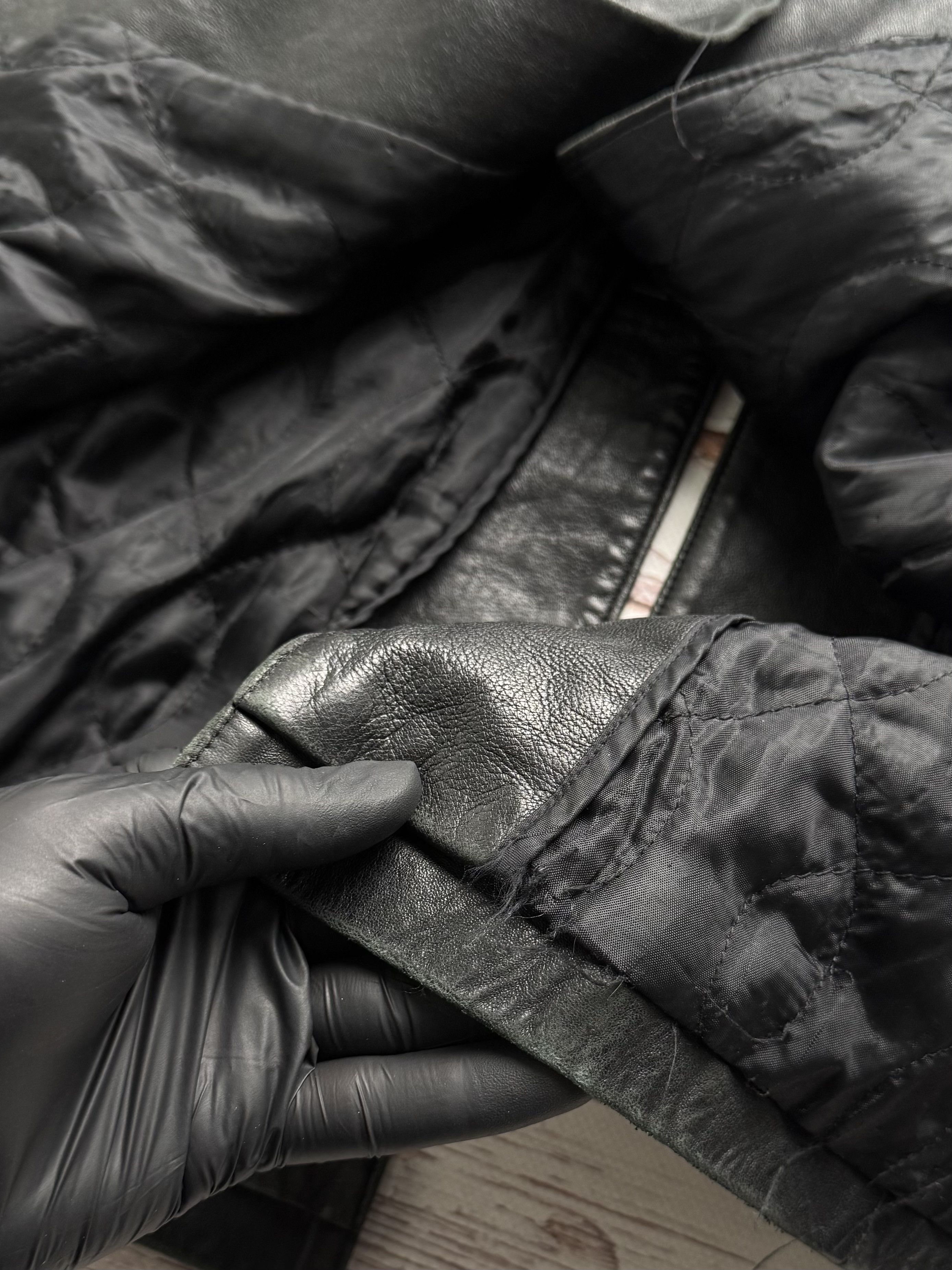 Dolce & Gabbana Vintage Dolce & Gabbana Leather Maxi Coat Y2K Trench Jacket Size M / US 6-8 / IT 42-44 - 18 Thumbnail