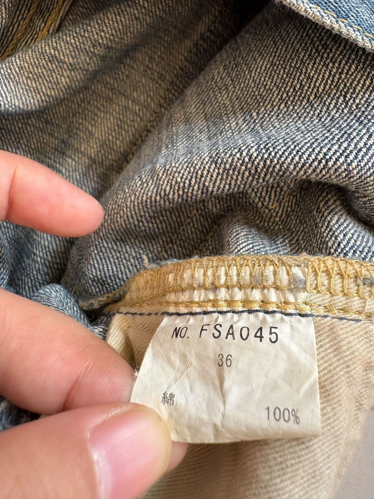 Japanese Brand Vintage Japanese Brand Mud Wash Distressed Ripped Jeans Size US 30 / EU 46 - 11 Thumbnail