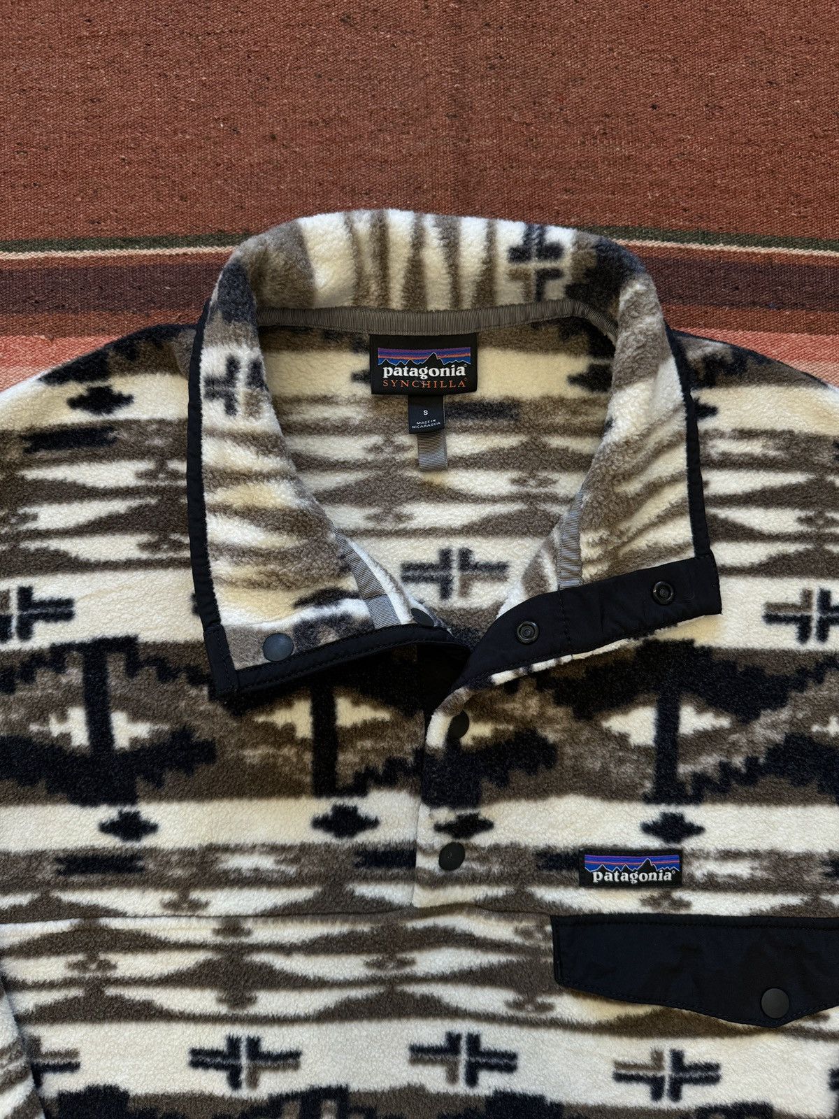 Patagonia FA 2018 Patagonia Sheperd Knit Birch Snap T Synchilla Fleece Size US S / EU 44-46 / 1 - 3 Thumbnail