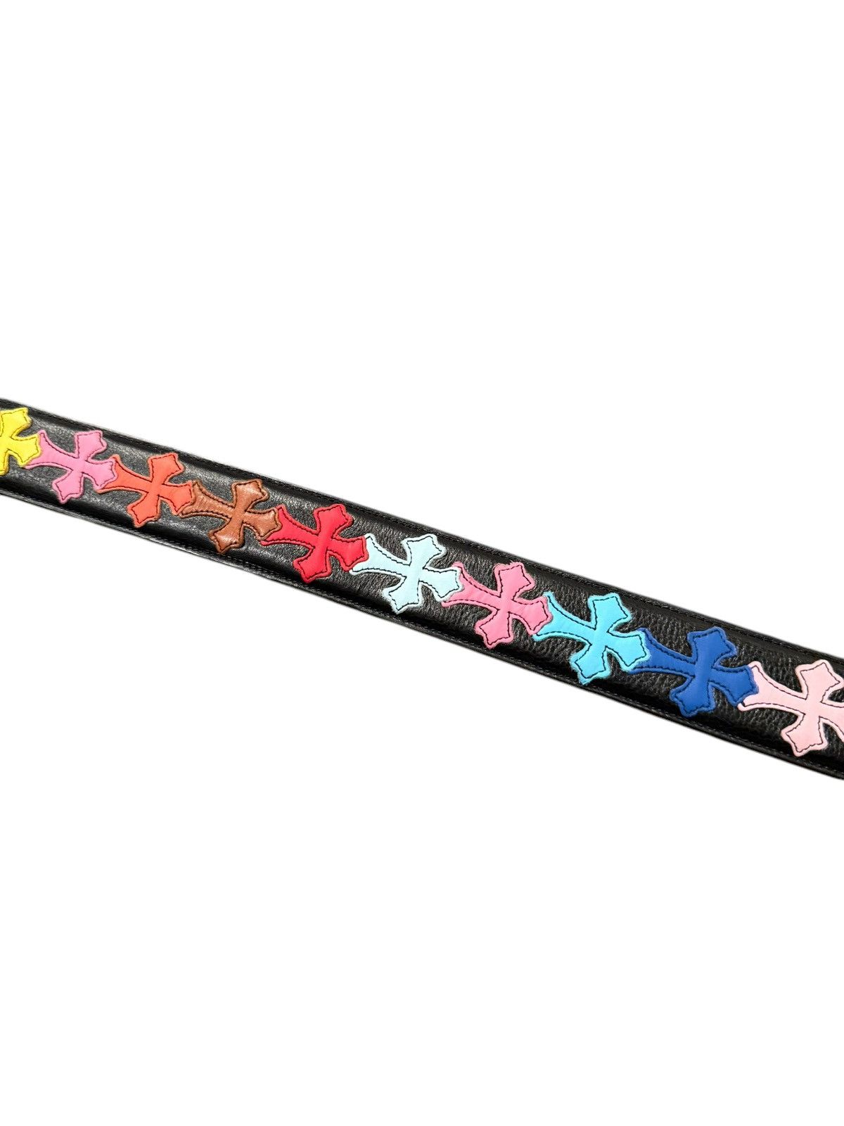 Chrome Hearts 1/1 Multi Color Cross Patch Roller Belt Size 34 - 19 Thumbnail