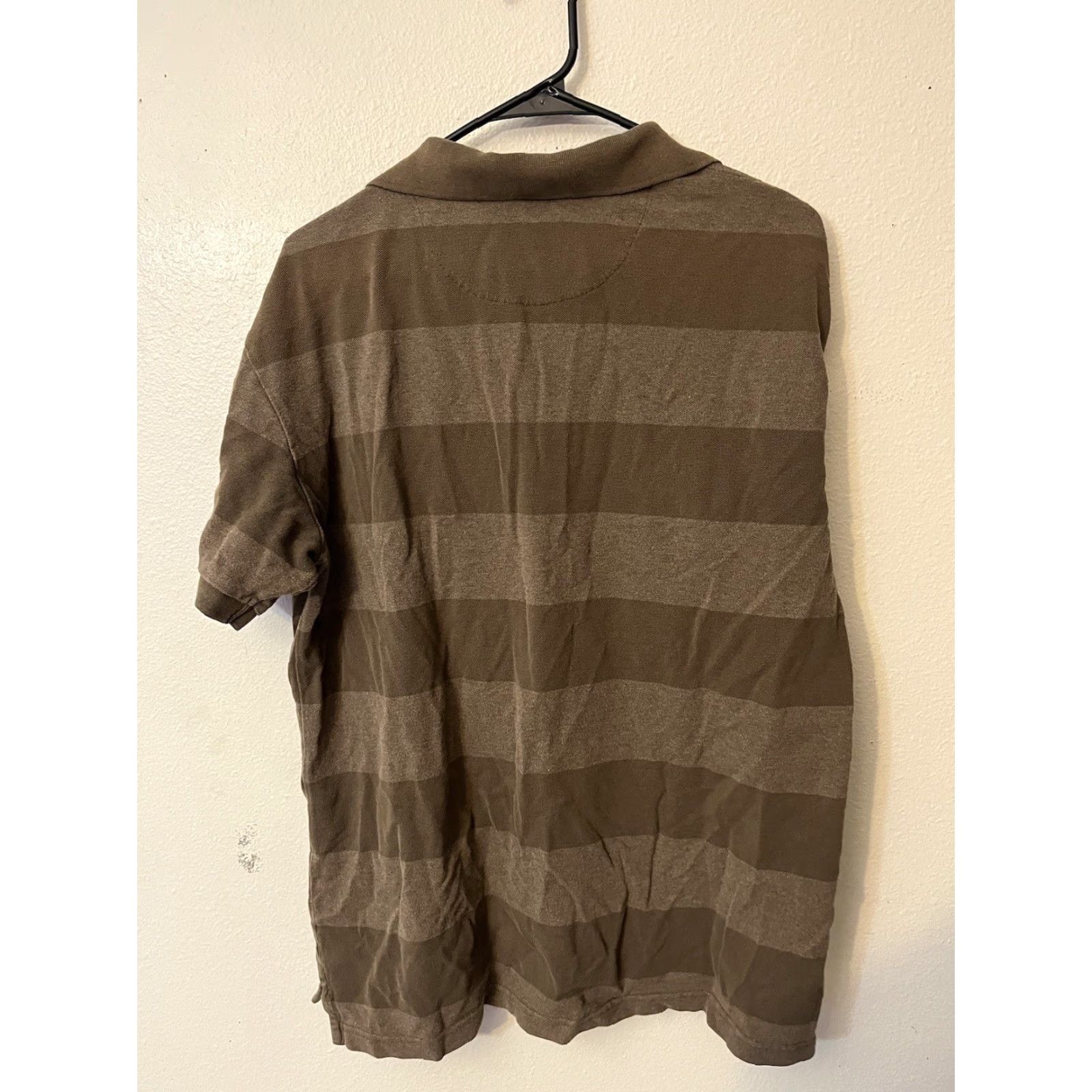 Gap VINTAGE Gap Polo Shirt Men XL Short Sleeve Brown Striped Golf Casual Size US XL / EU 56 / 4 - 2 Thumbnail