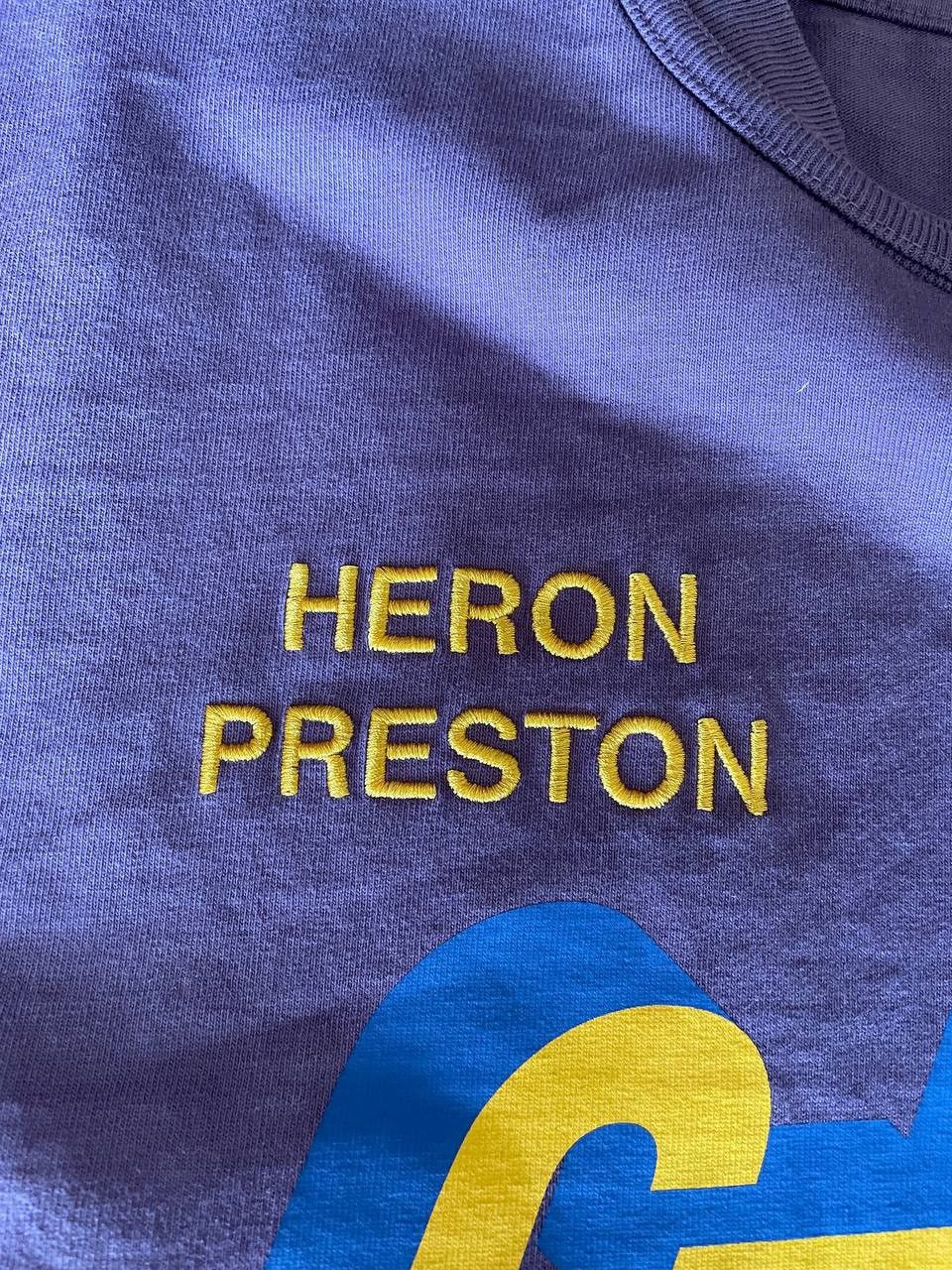 Heron Preston Heron Preston Стиль Purple Tee T Shirt Size US L / EU 52-54 / 3 - 12 Thumbnail