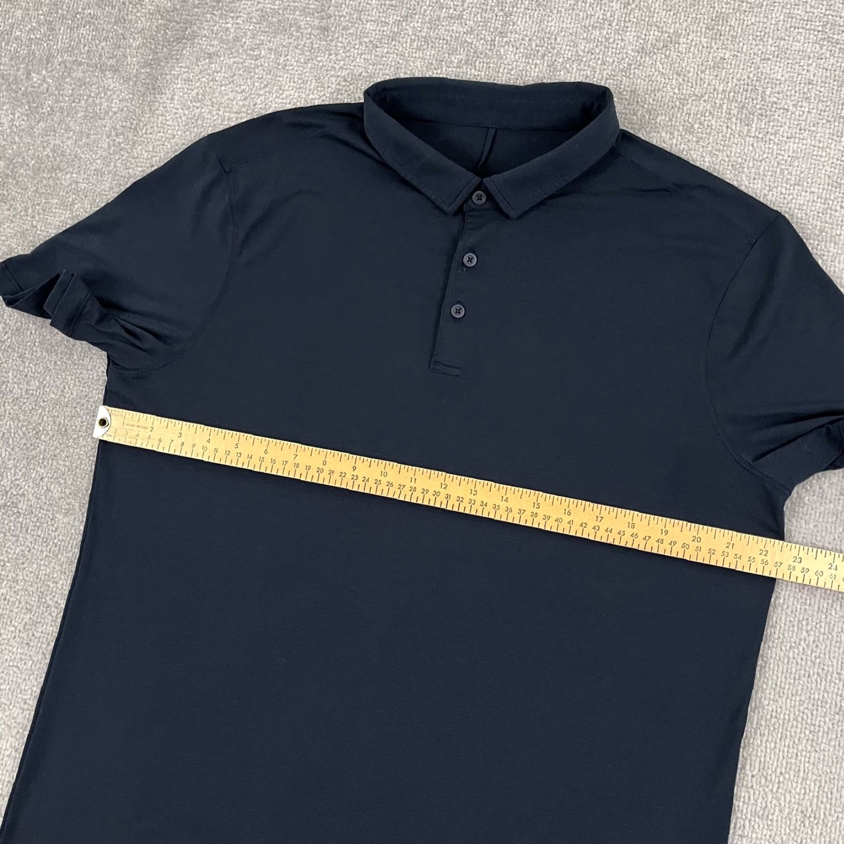 Lululemon Lululemon Polo Men L/XL Navy Blue Golf Active Performance Preppy Business Casual Mens Size US L / EU 52-54 / 3 - 5 Thumbnail