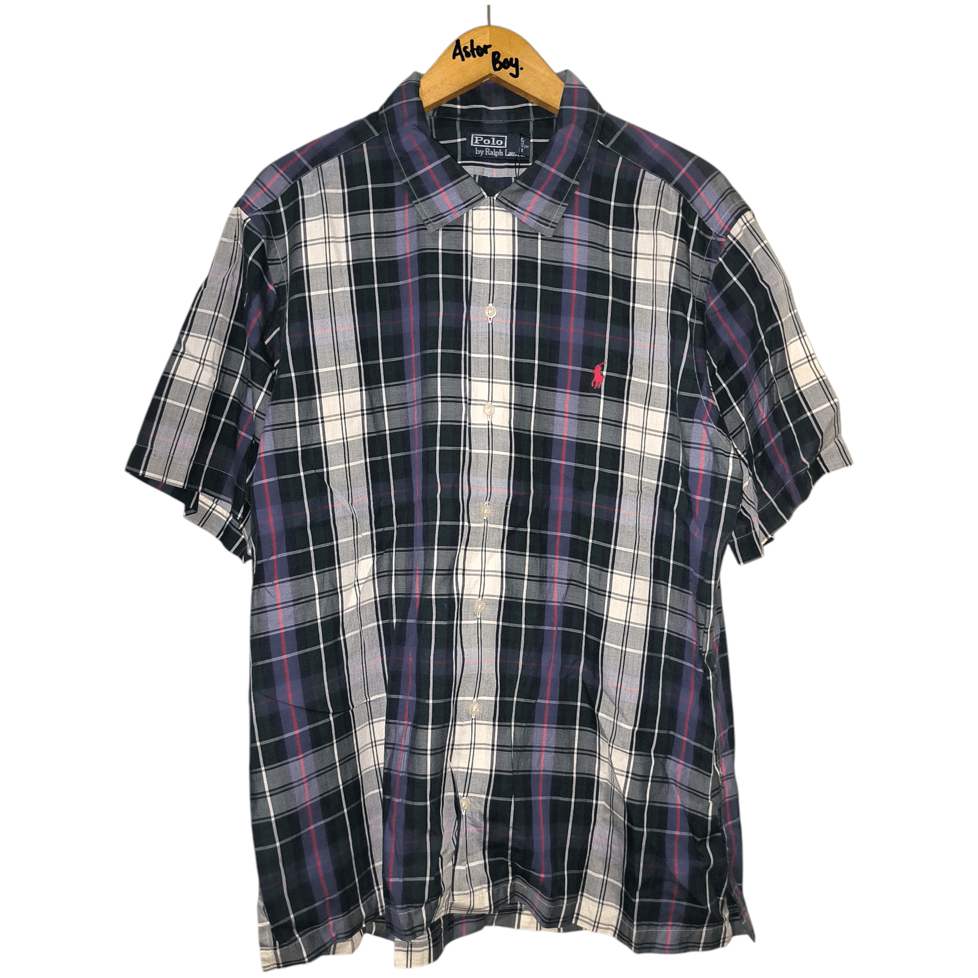 Polo Ralph Lauren Vintage Polo Ralph Lauren Plaid Shirts Size US XL / EU 56 / 4 - 1 Thumbnail
