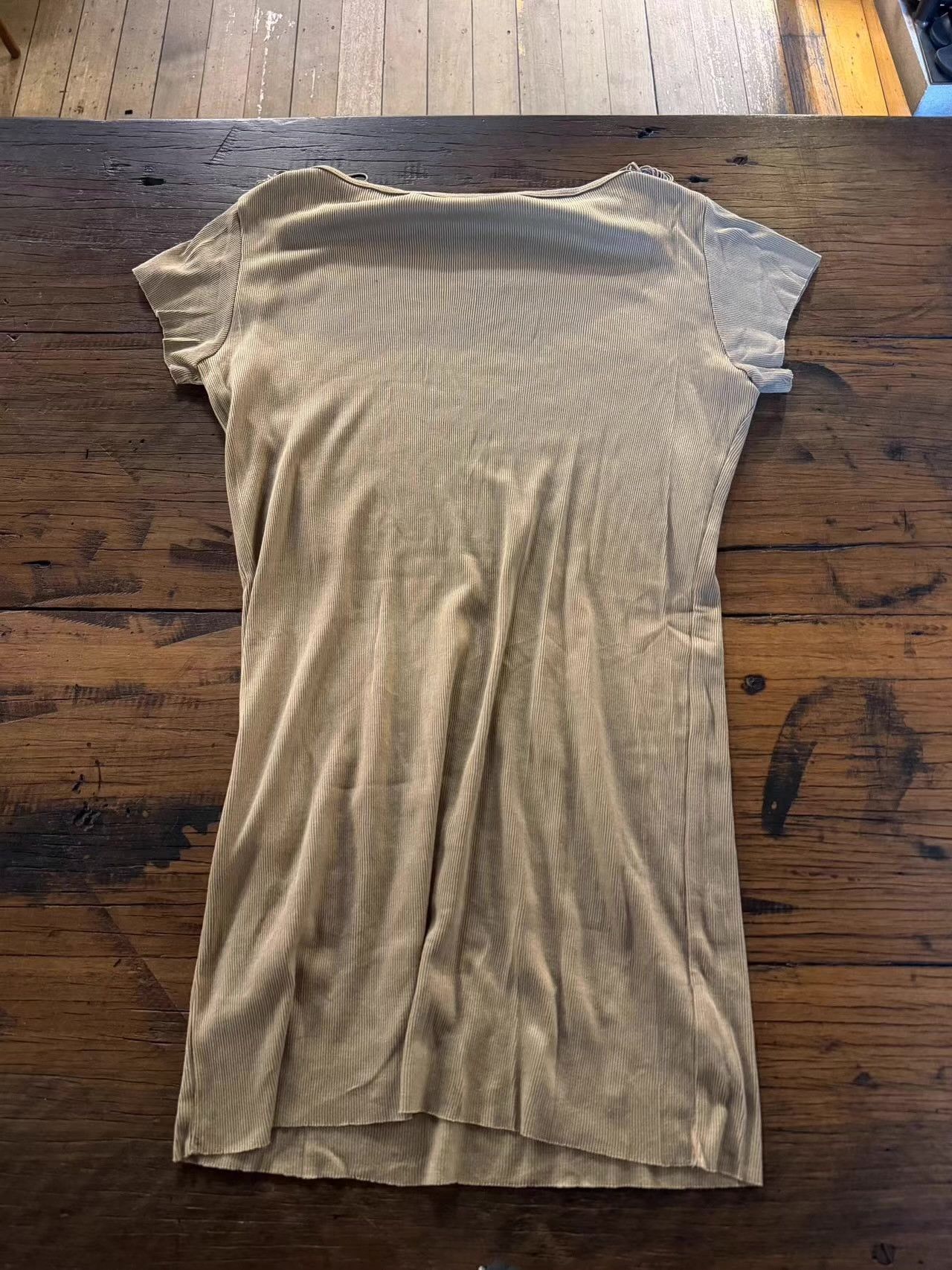 Julius JULIUS 10SS brown tasseled ribbed short‑sleeve tee Ｑ25 Size S / US 4 / IT 40 - 2 Thumbnail