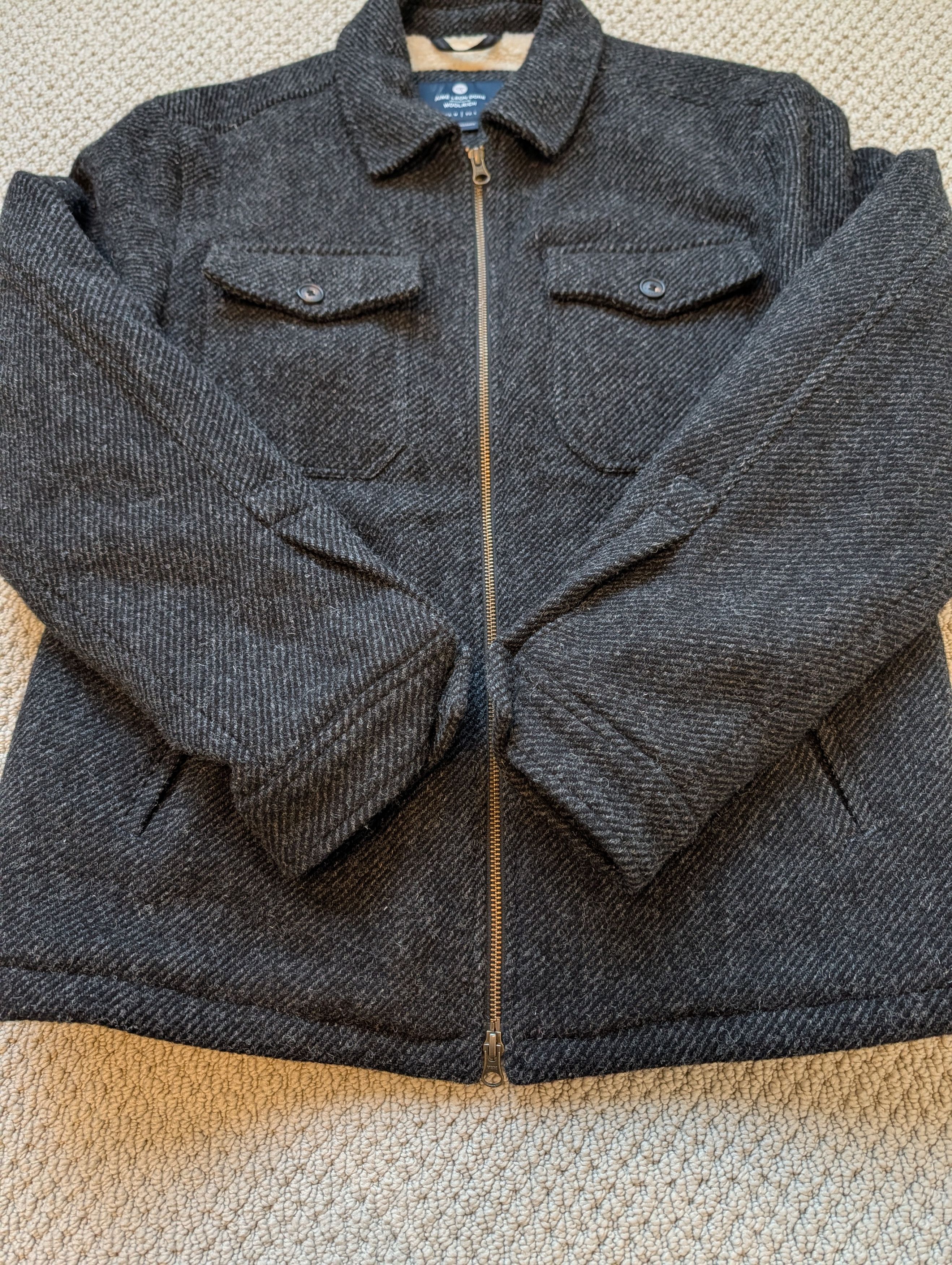 Aime Leon Dore × Woolrich Woolen Mills Wool Sherpa Lined Jacket Medium FW22 Size US M / EU 48-50 / 2 - 5 Thumbnail