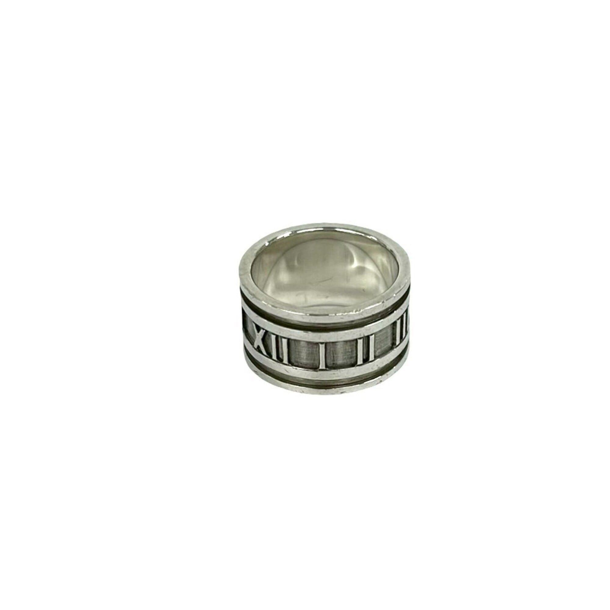 Tiffany & Co. TIFFANY&Co. Tiffany Atlas Wide Ring 925 Sterling Silver Accessory for Men and Women 60001 Size ONE SIZE - 1 Thumbnail