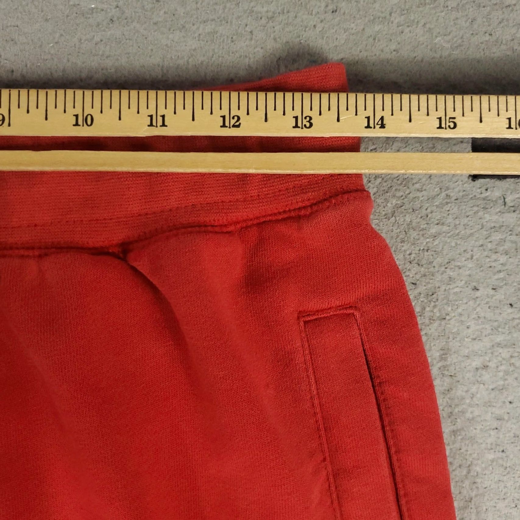 Jordan Brand Jordan Pants Mens Small Red Nike Tapered Jogger Pockets Drawstring Cotton Polyester Activewear Sports Size US 29 - 4 Thumbnail