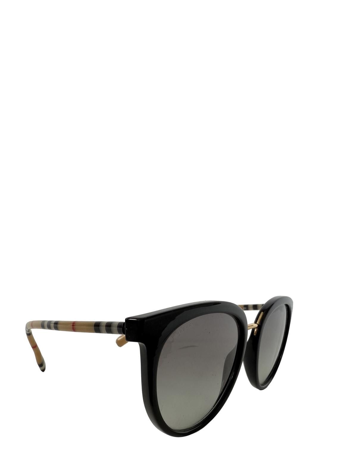 Burberry Burberry Womens BE4316 Sophia Black Check Sunglasses Size ONE SIZE - 2 Thumbnail