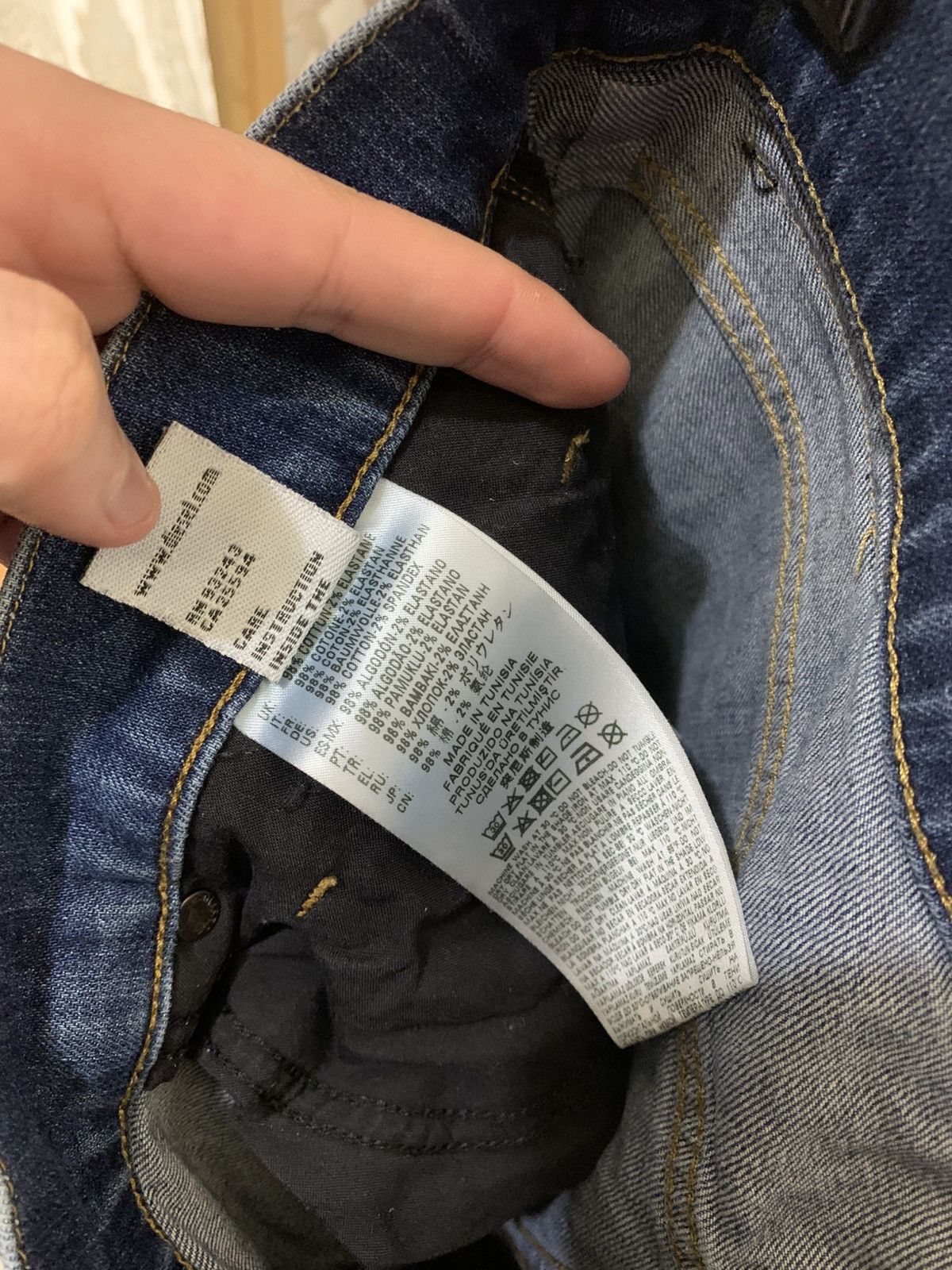 Diesel VINTAGE DIESEL INDUSTRY DENIM DIVISION DESIGNER JEANS Y2K Size US 36 / EU 52 - 9 Thumbnail