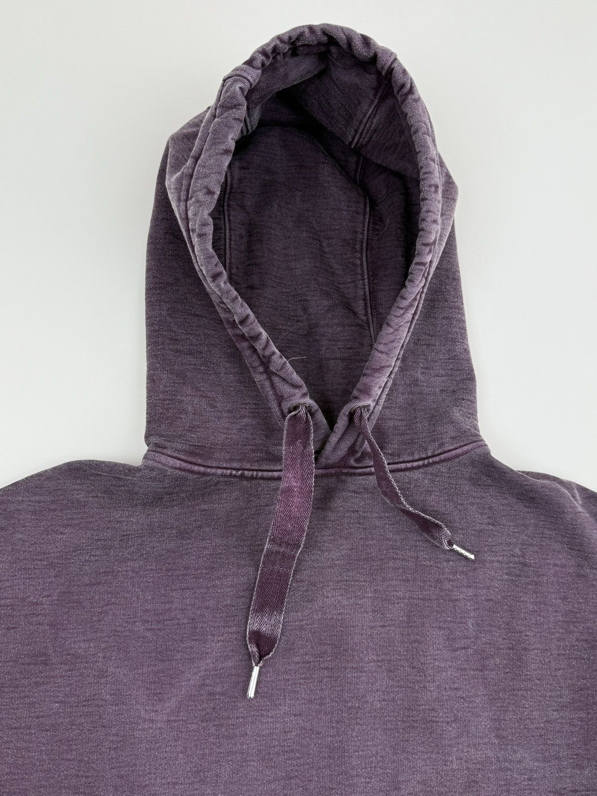 Other English Fine Cottons Dyed Purple Heavyweight Cotton Hoodie Size US XL / EU 56 / 4 - 2 Thumbnail