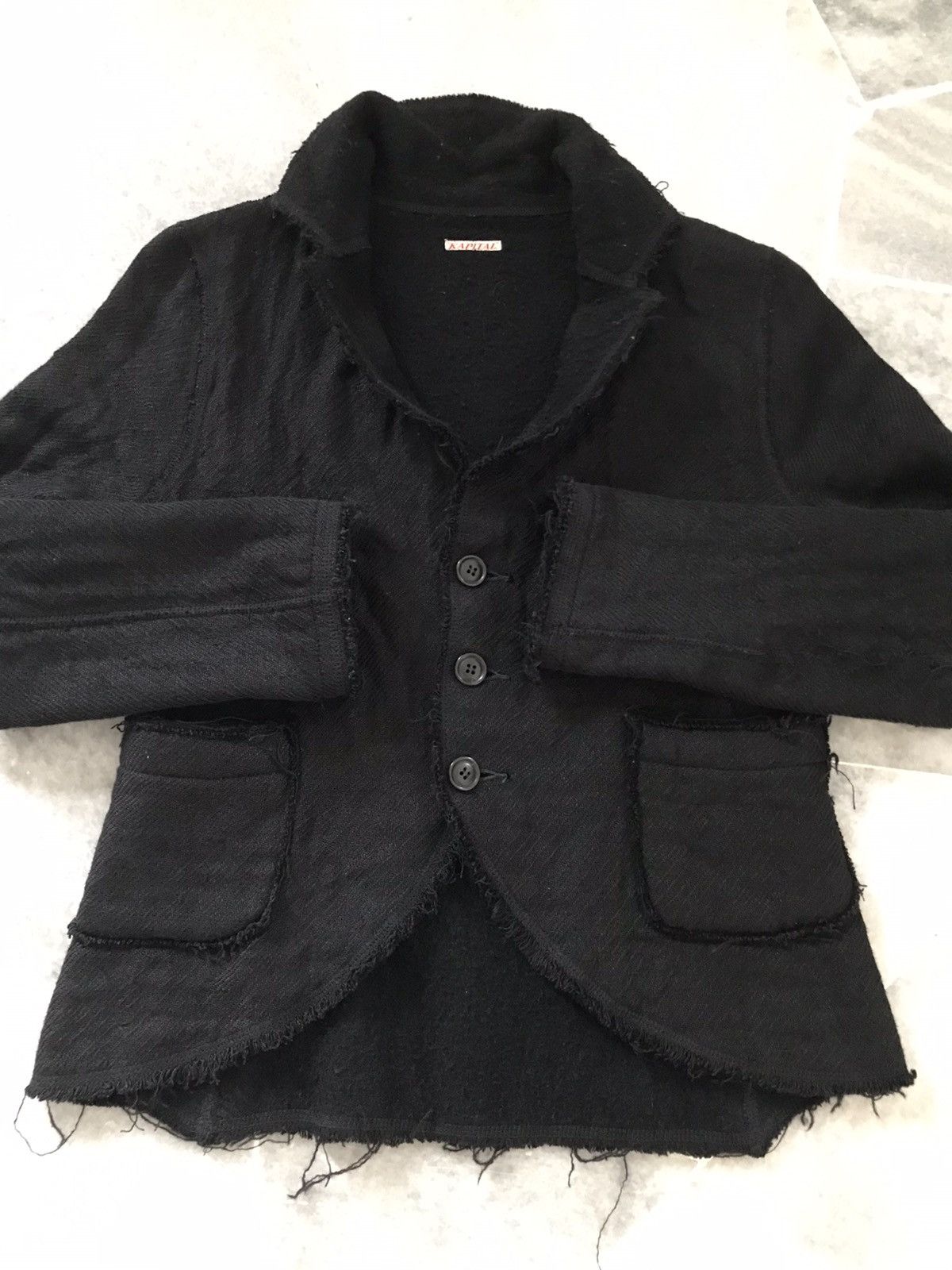 Kapital Kapital Black Wool Coat jacket Size US S / EU 44-46 / 1 - 3 Thumbnail