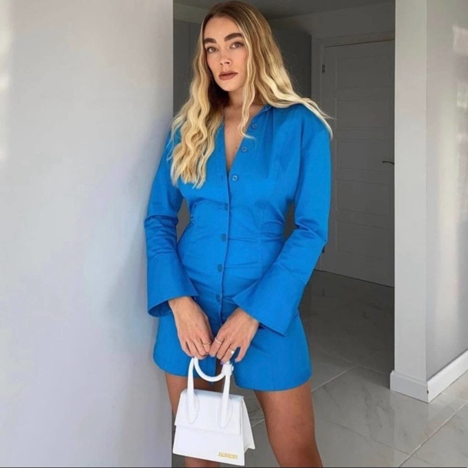Zara ZARA BLOGGER FAVORITE COTTON SHIRT DRESS Size M / US 6-8 / IT 42-44 - 11 Thumbnail