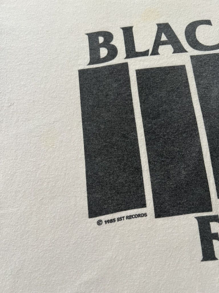 Band Tees Vintage 2000s Black Flag 1985 SST Records White Tee Size US M / EU 48-50 / 2 - 6 Thumbnail