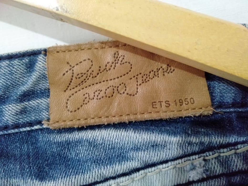 If Six Was Nine × Japanese Brand × Le Grande Bleu (L.G.B.) Denim Buckaaro Distrassed lgb style Size US 31 - 12 Thumbnail