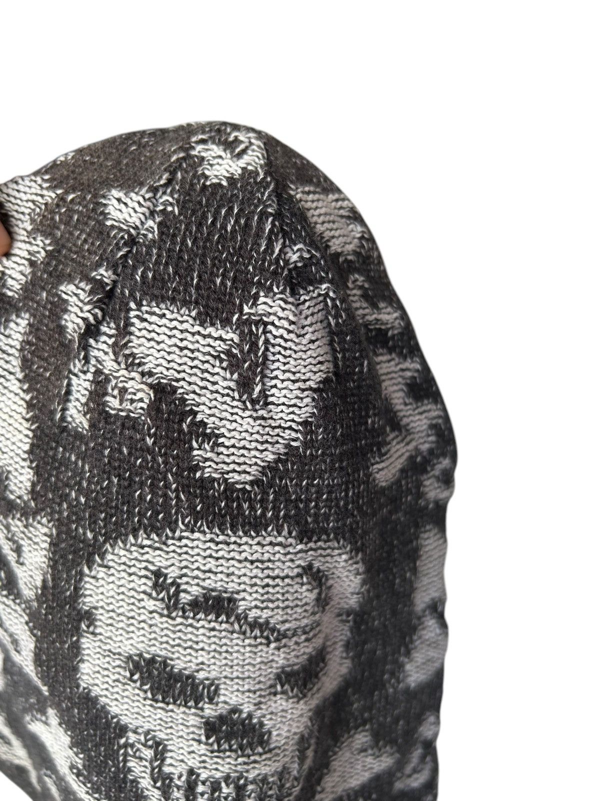 Japanese Brand × Kapital × Vintage Japanese Distressed Skull Faded Beanie Hats ☠️☠️ Size ONE SIZE - 8 Thumbnail