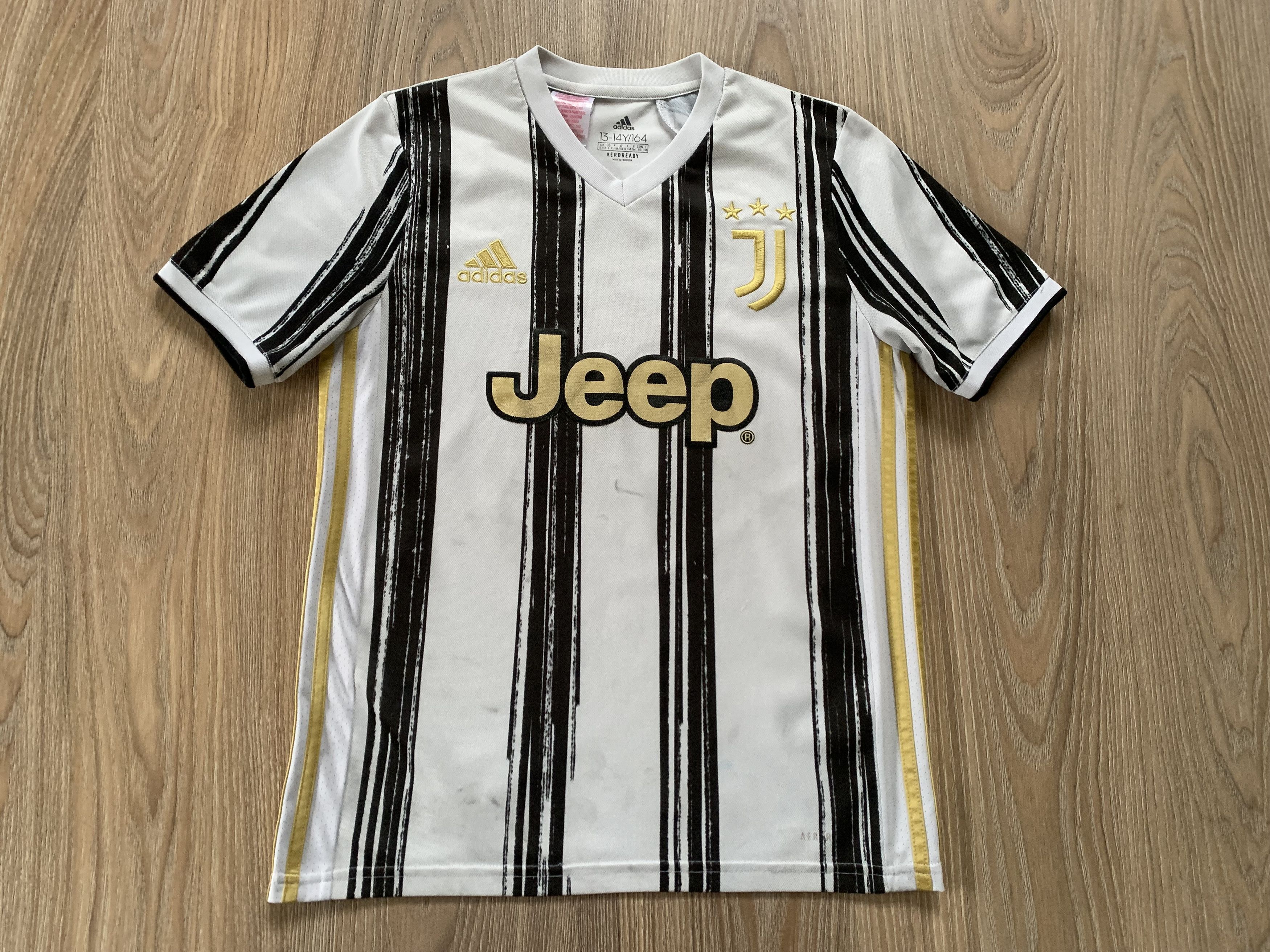Adidas Youth Adidas Juventus #7 Ronaldo Home Football Shirt Size US XXS / EU 40 - 3 Thumbnail