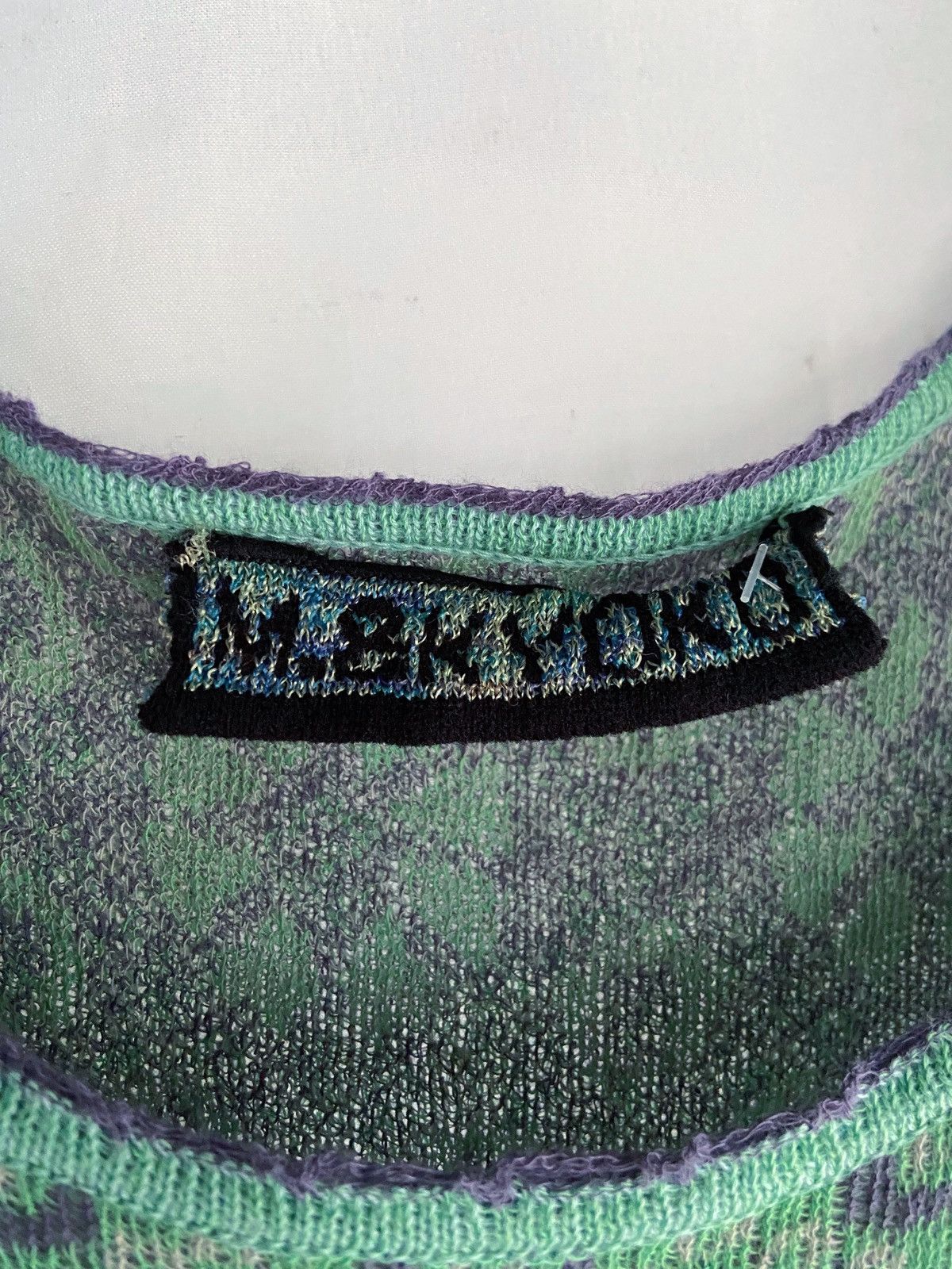 Le Grande Bleu (L.G.B.) JAPANESE M&K YOKO KNITWEAR TANK TOP STYLE Size US L / EU 52-54 / 3 - 6 Thumbnail