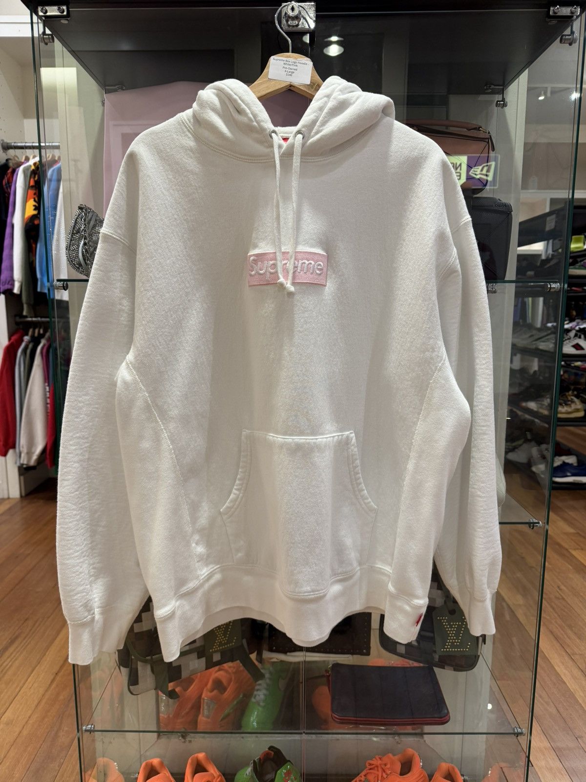 Supreme Supreme FW25 Pink Box Logo Hoodie Size US XL / EU 56 / 4 - 1 Thumbnail