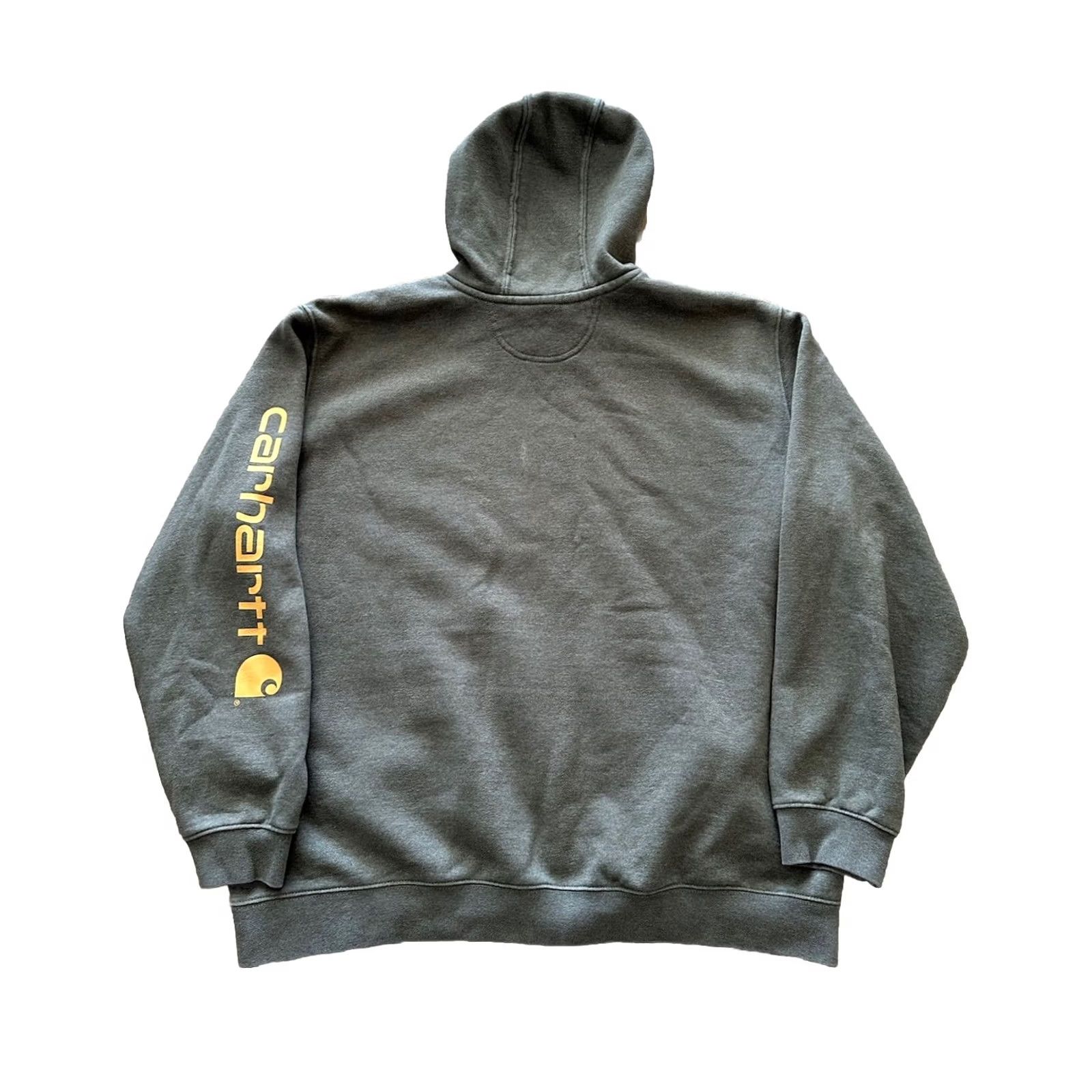 Carhartt VINTAGE CARHARTT HOODIE MEN'S SIZE XXL LOOSE FIT MIDWEIGHT OLIVE LOGO GRAPHIC Size US XXL / EU 58 / 5 - 6 Thumbnail