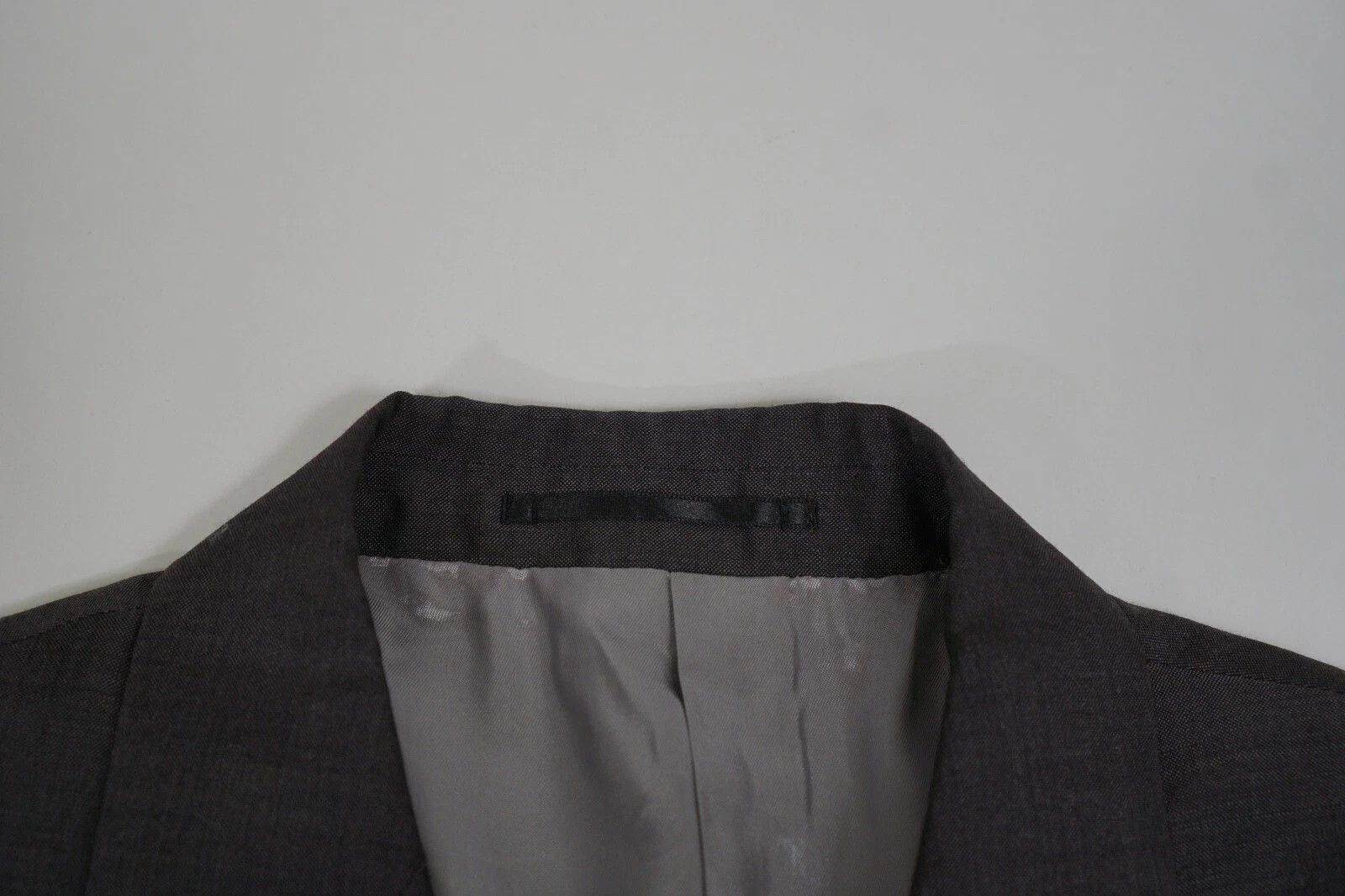 Suitsupply Men Suitsupply Blazer Peak Double Breasted Grey Lazio US42 Size 42R - 3 Thumbnail