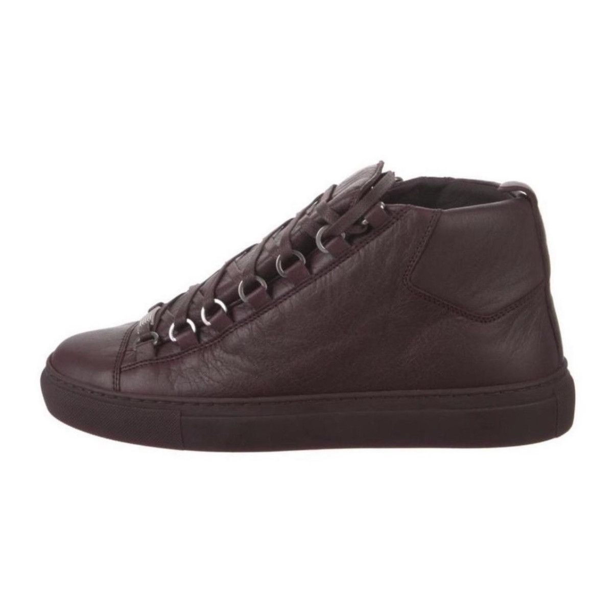 Balenciaga Balenciaga Arenas Burgundy Sneakers Size US 7 / EU 40 - 2 Thumbnail