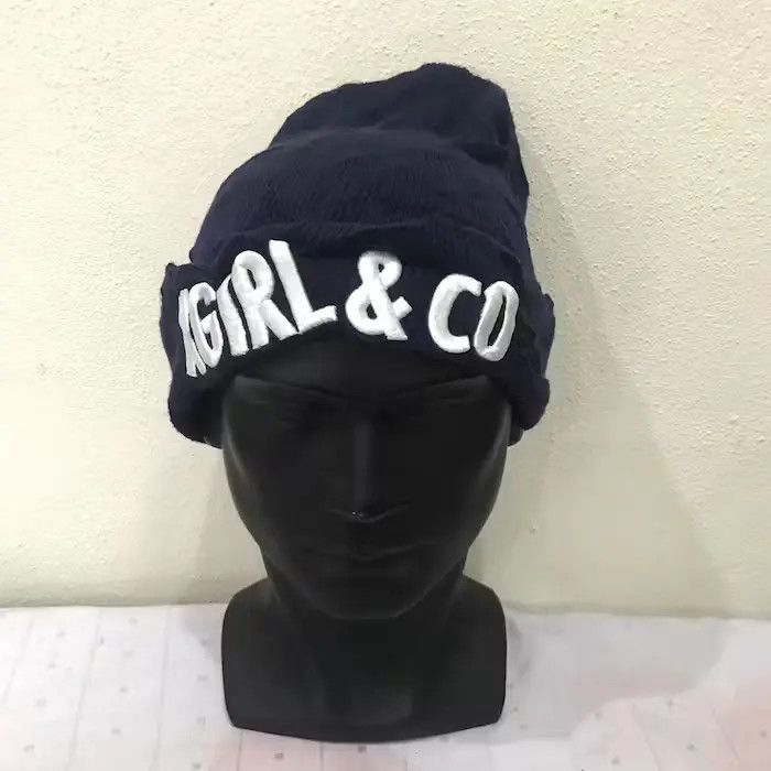Japanese Brand × Vintage XGIRL &Co Spellout Beanie Hat Size ONE SIZE - 2 Thumbnail