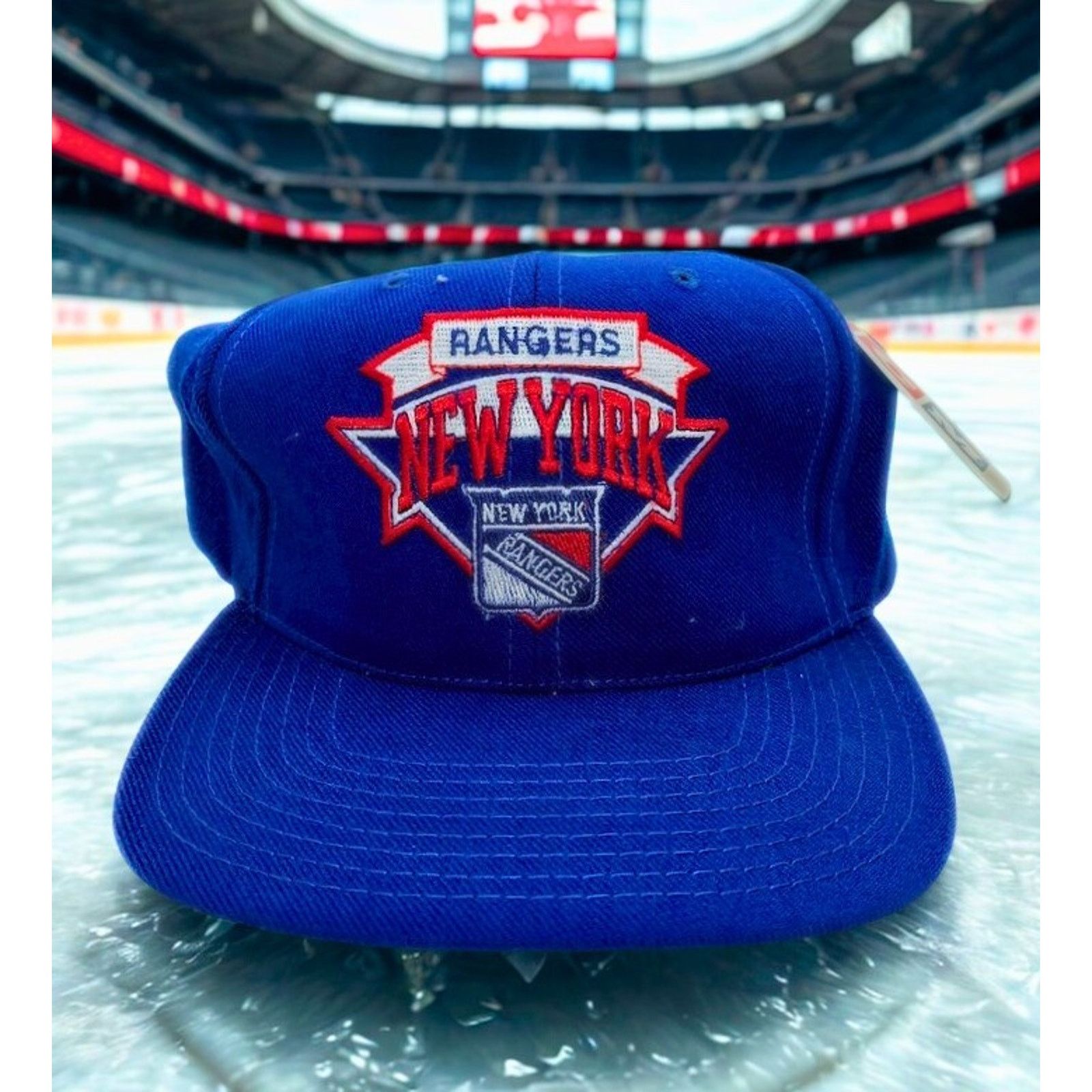 Ccm New York Rangers Vintage CCM Snapback Hat 100% Wool NHL Size ONE SIZE - 11 Thumbnail