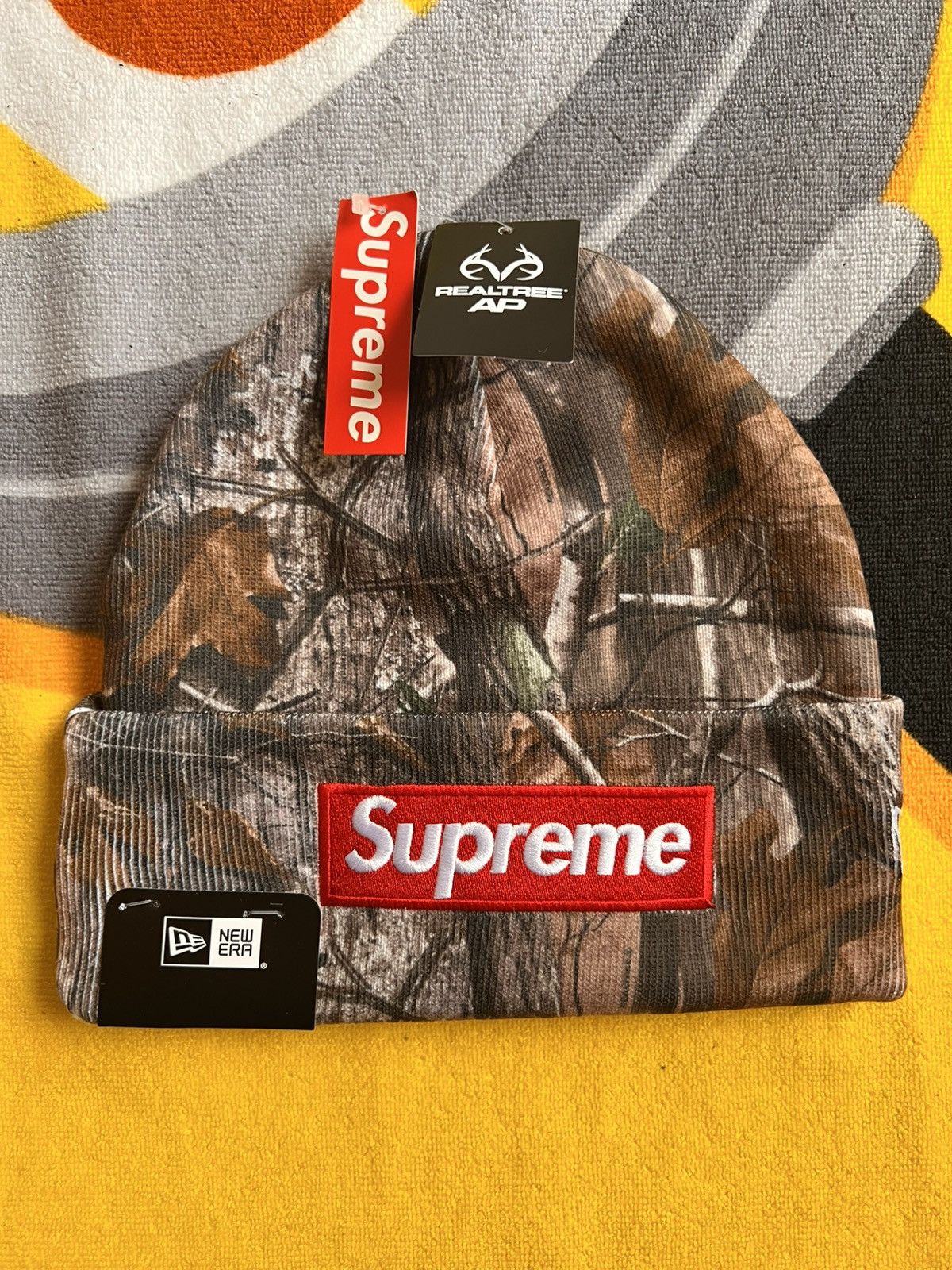 Supreme Supreme New Era Box Logo Beanie (FW25) Realtree | Grailed