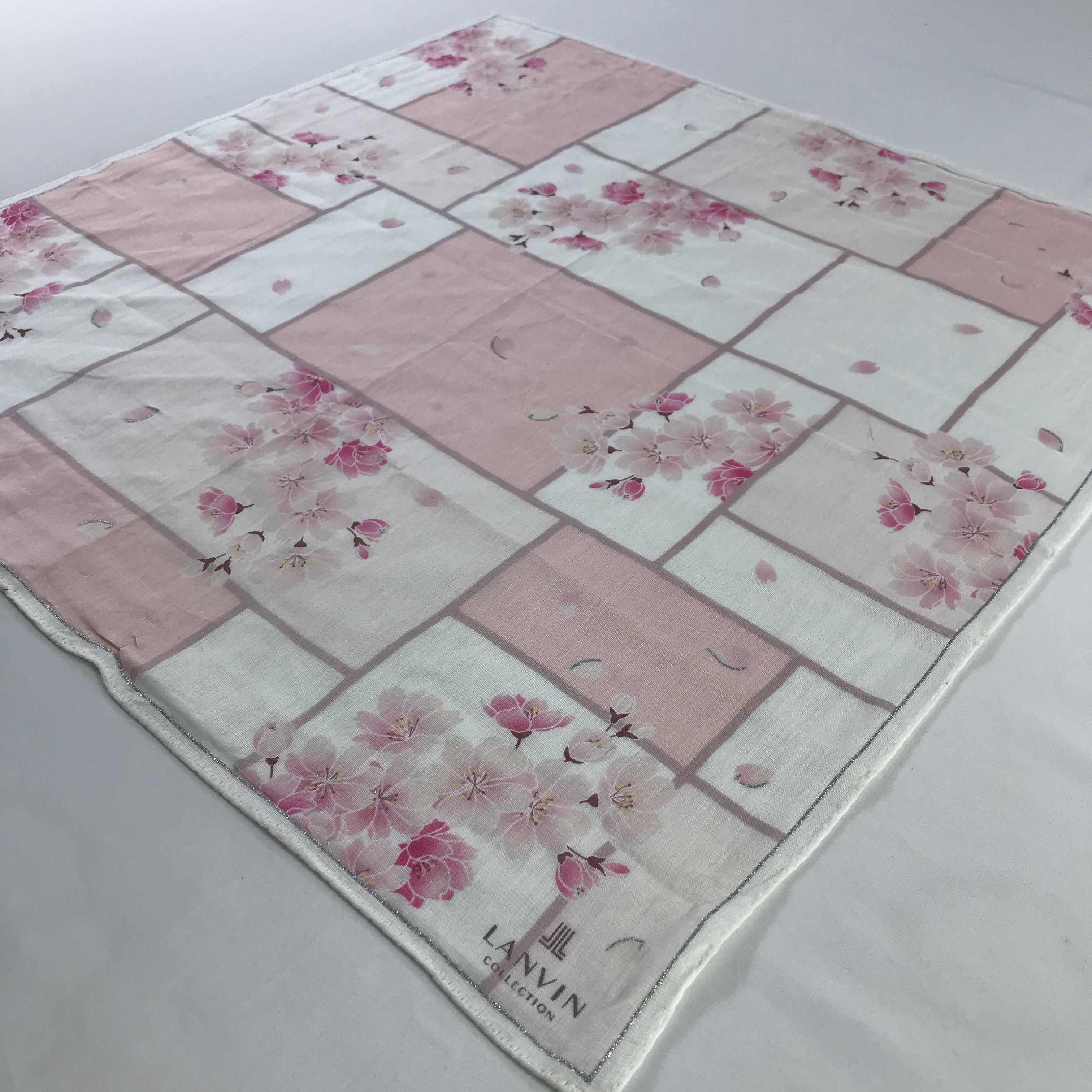 Lanvin × Vintage Lanvin Bandana / Handkerchief / Neckerchief - S960 Size ONE SIZE - 2 Thumbnail